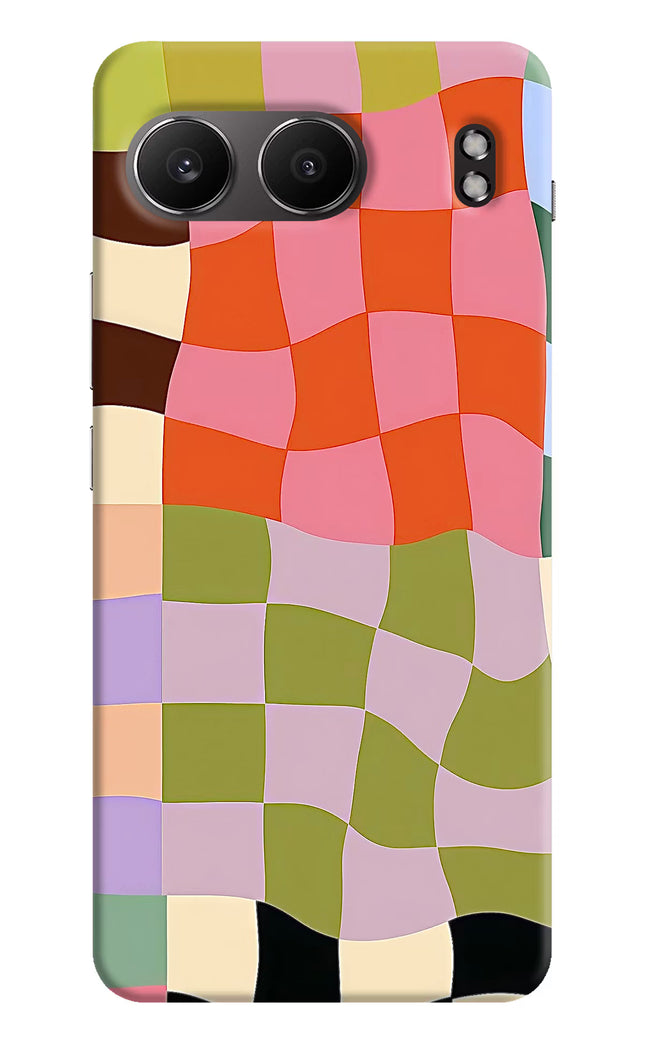 Wavy Grid OnePlus Nord 4 Hard Case Back Cover by Casekaro
