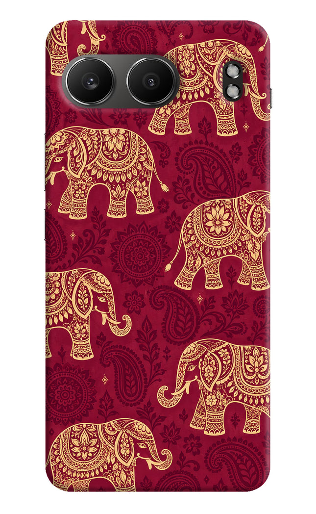 Maroon Elephant OnePlus Nord 4 Hard Case Back Cover by Casekaro