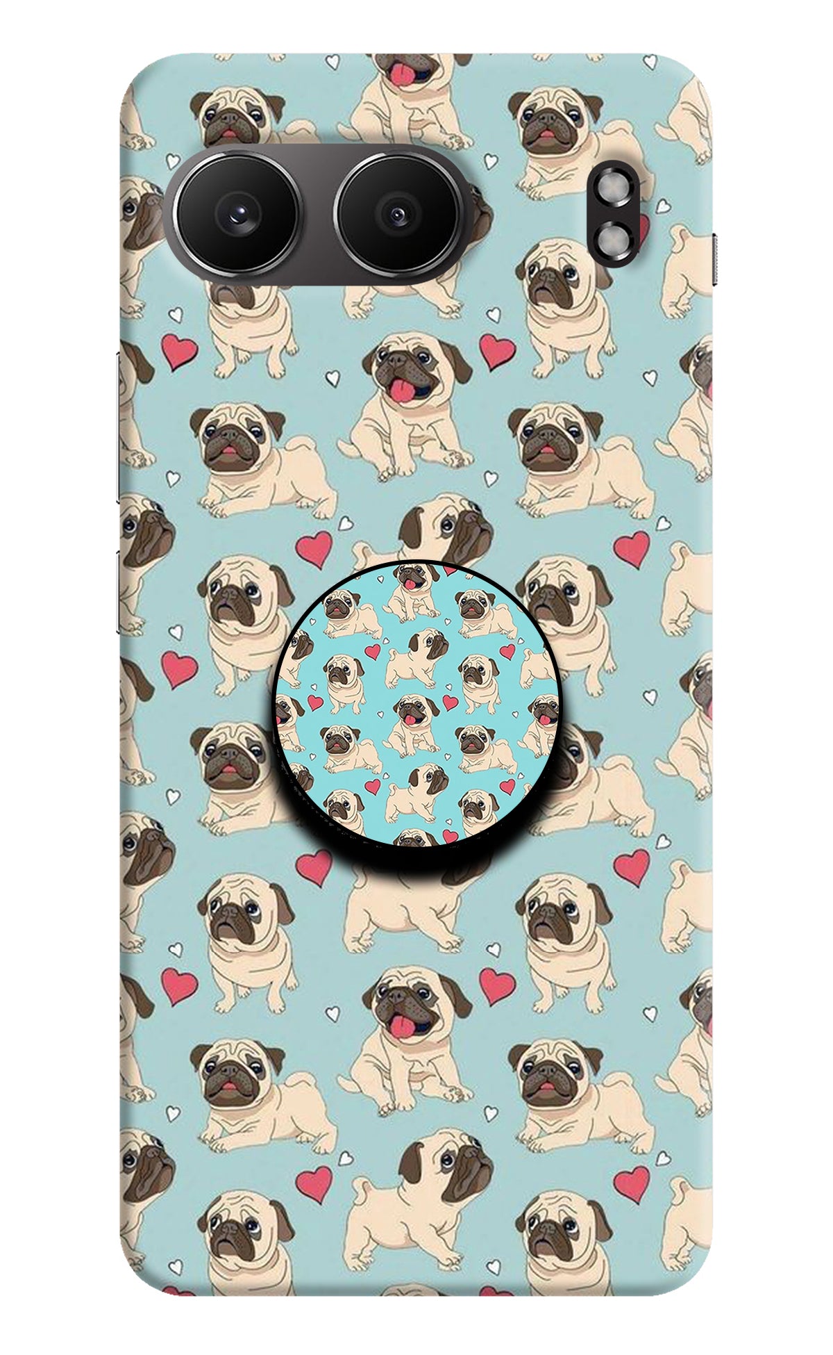 Pug Dog OnePlus Nord 4 Pop Case