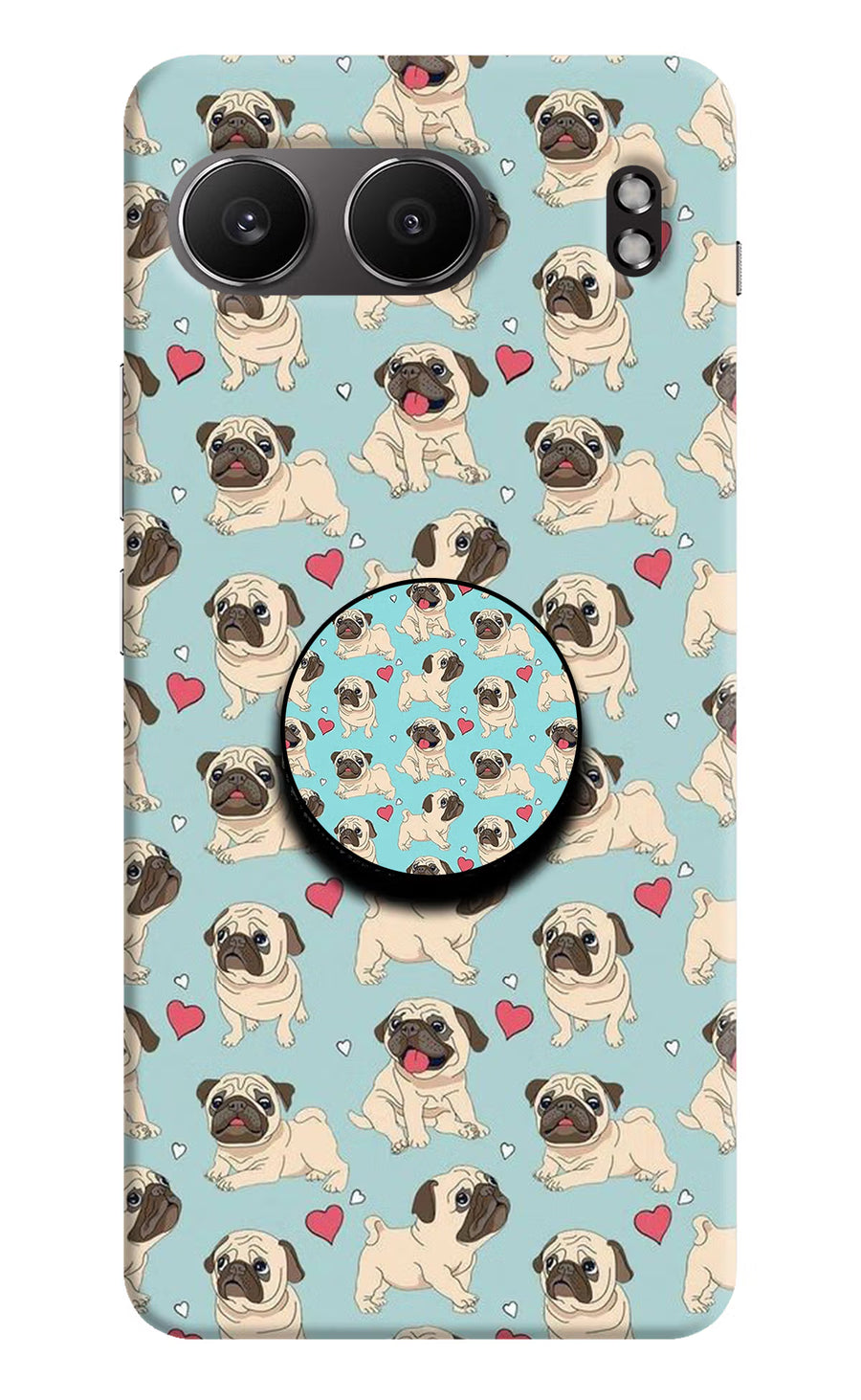Pug Dog OnePlus Nord 4 Pop Case, Hard case
