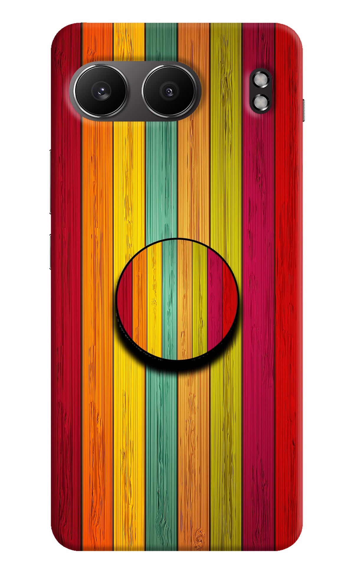 Multicolor Wooden OnePlus Nord 4 Pop Case