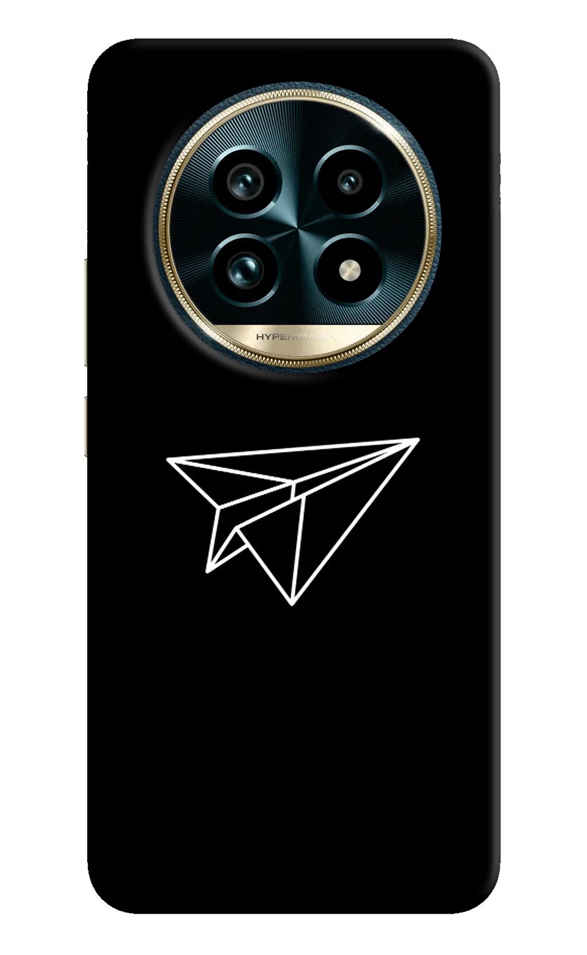 Paper Plane White Realme 13 Pro+ 5G Hard Case Back Cover by Casekaro