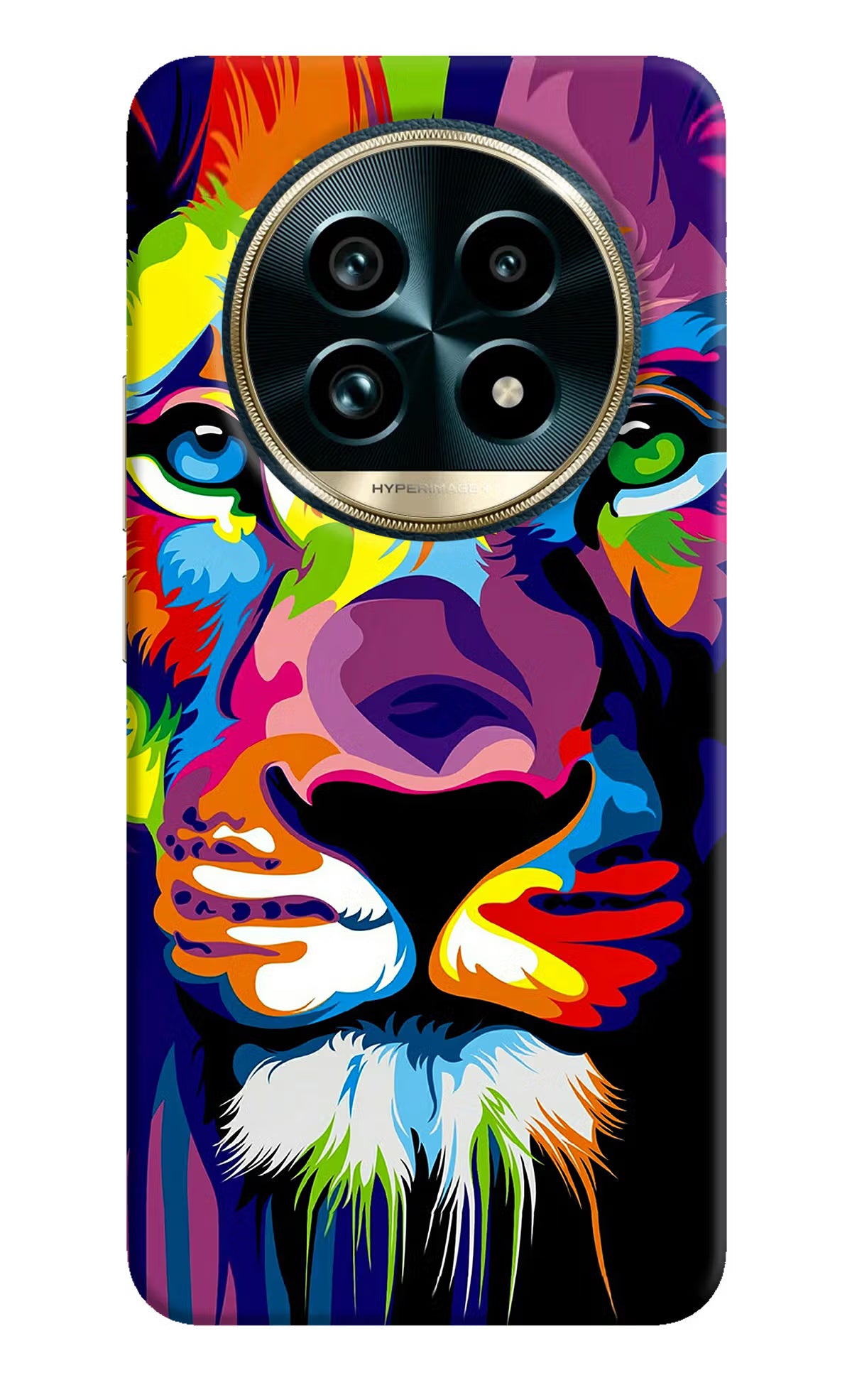 Lion Realme 13 Pro+ 5G Hard Case Back Cover by Casekaro