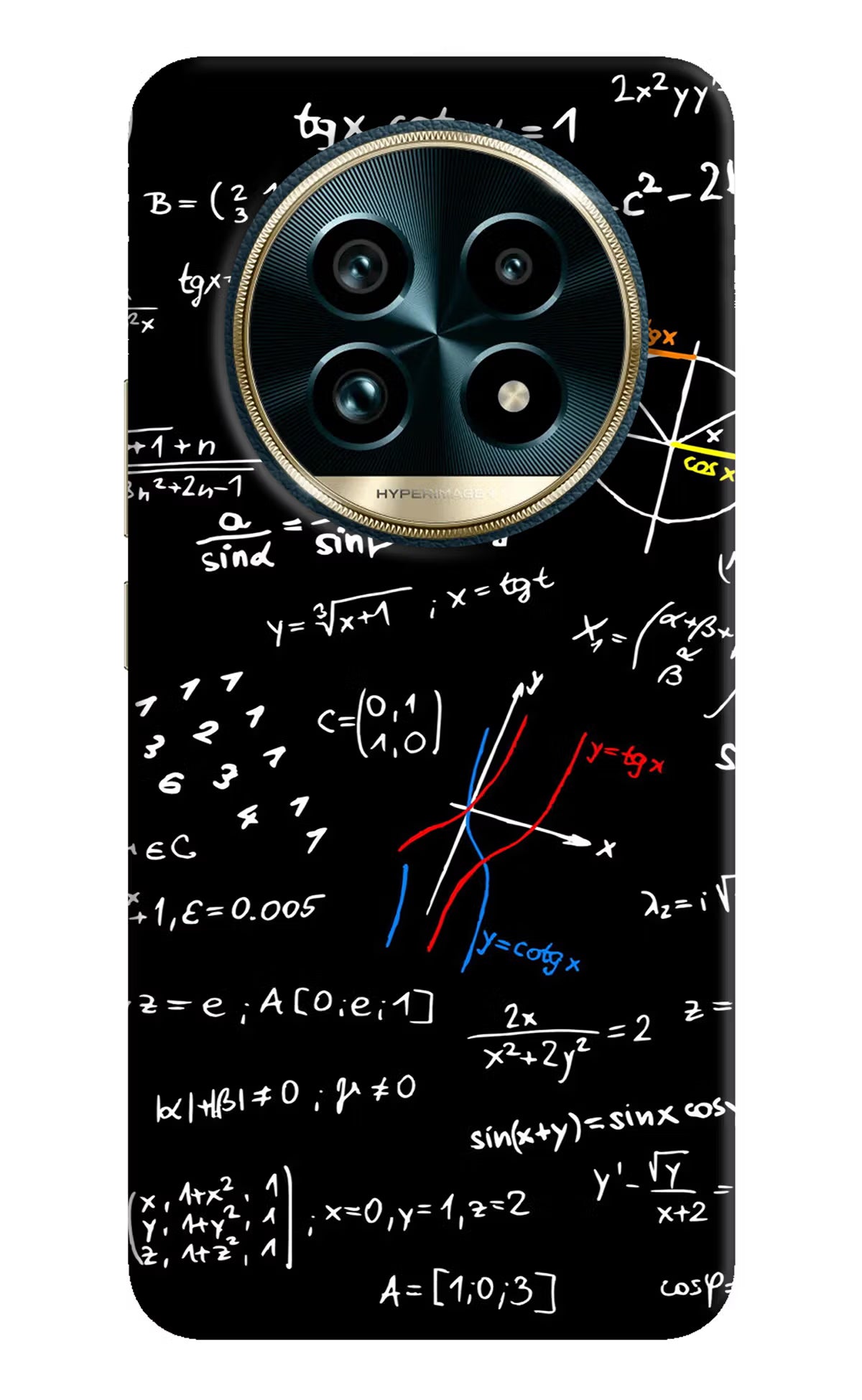 Mathematics Formula Realme 13 Pro+ 5G Hard Case Back Cover by Casekaro