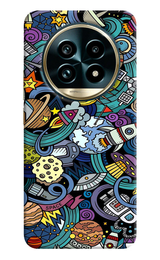 Space Abstract Realme 13 Pro+ 5G Hard Case Back Cover by Casekaro
