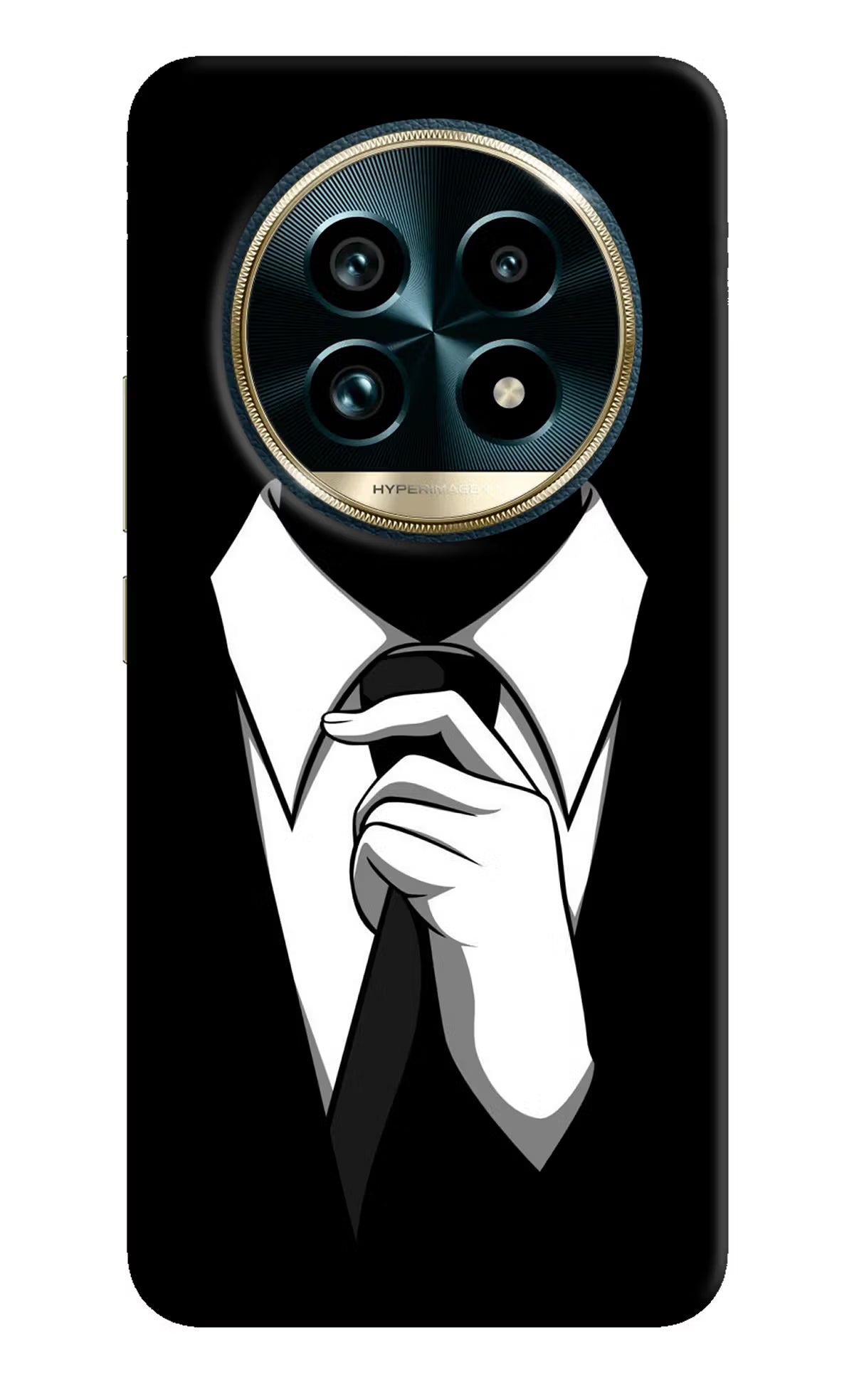 Black Tie Realme 13 Pro+ 5G Hard Case Back Cover by Casekaro