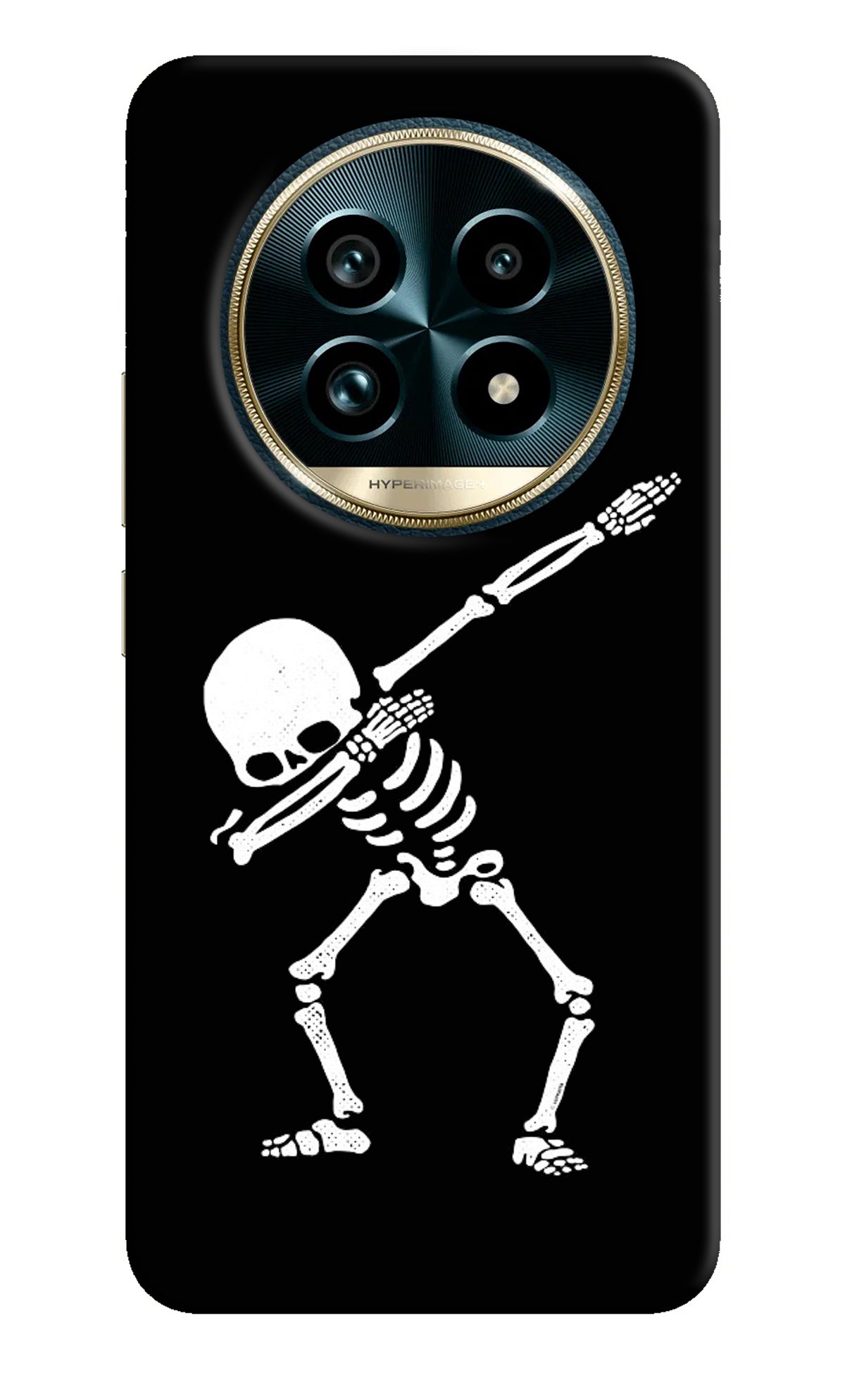 Dabbing Skeleton Art Realme 13 Pro+ 5G Back Cover