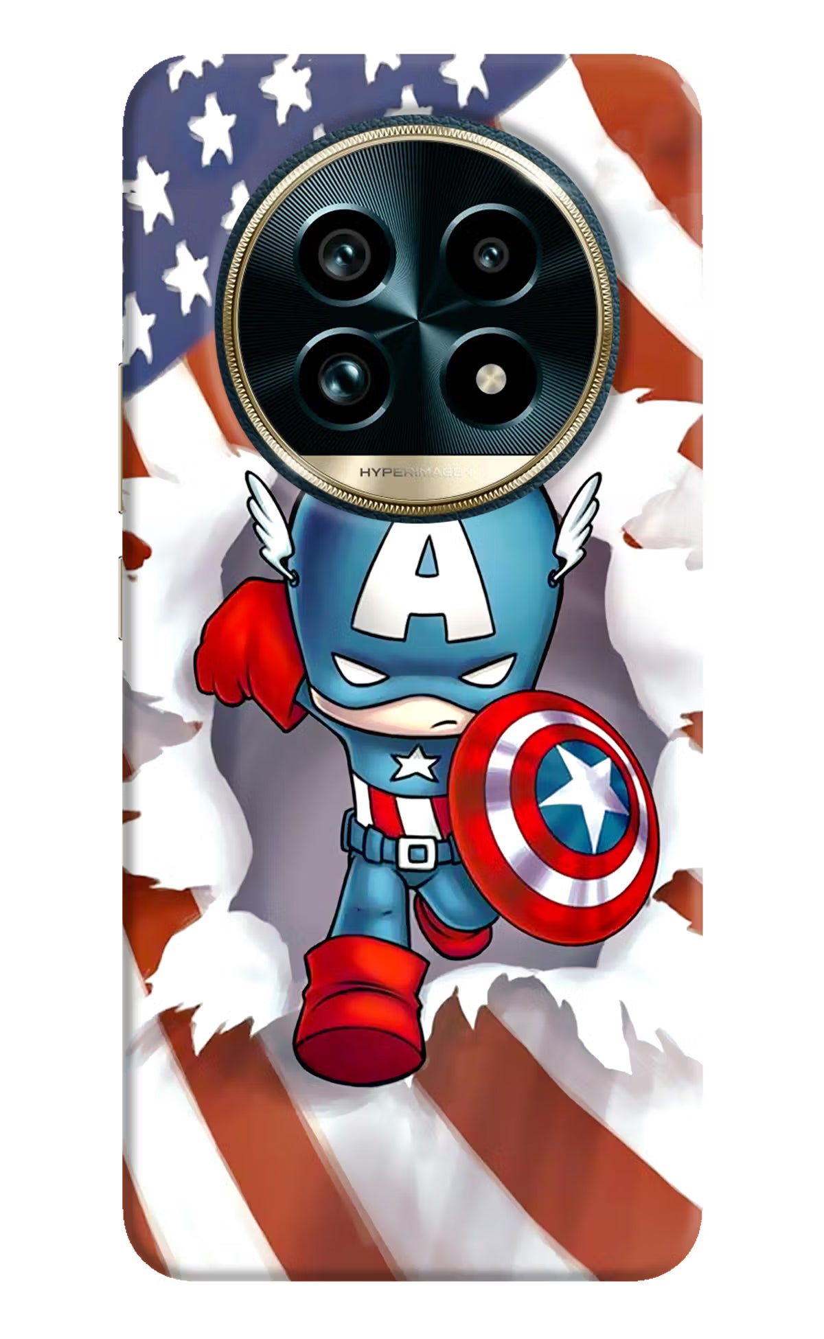 Captain America Realme 13 Pro+ 5G Hard Case Back Cover by Casekaro