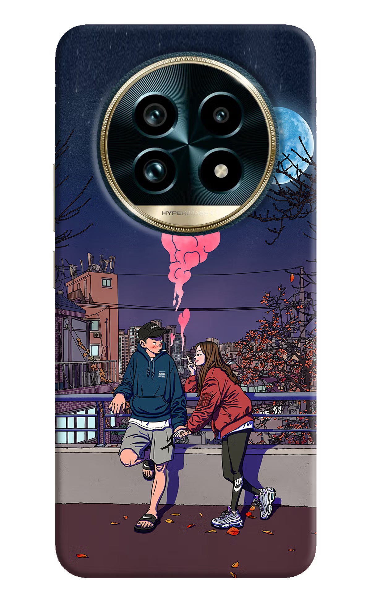 Chilling Couple Realme 13 Pro+ 5G Hard Case Back Cover by Casekaro