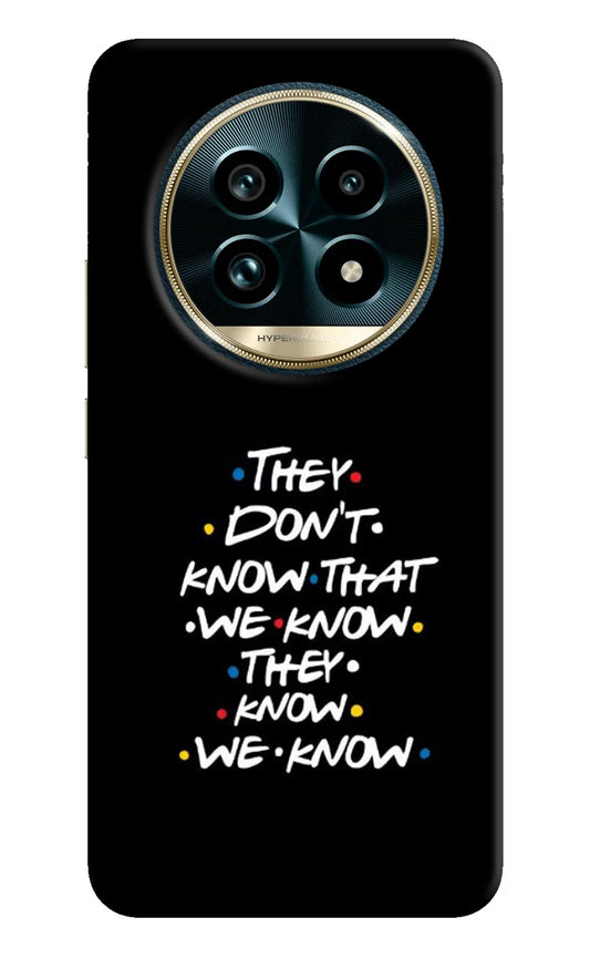 FRIENDS Dialogue Realme 13 Pro+ 5G Hard Case Back Cover by Casekaro