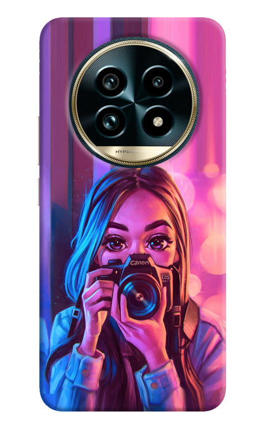 Girl Photographer Realme 13 Pro+ 5G Hard Case Back Cover by Casekaro