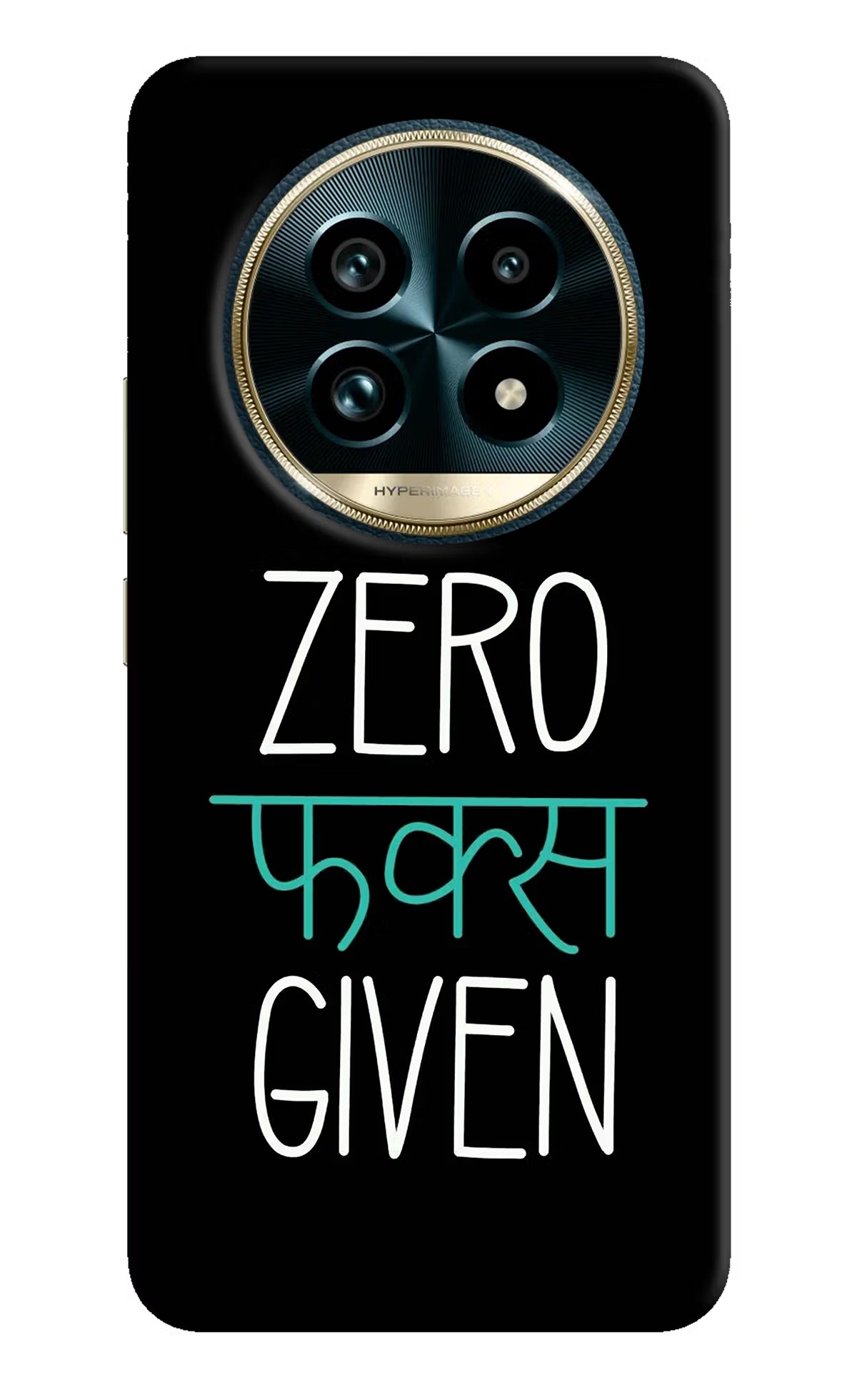 Zero Fucks Given Realme 13 Pro+ 5G Hard Case Back Cover by Casekaro