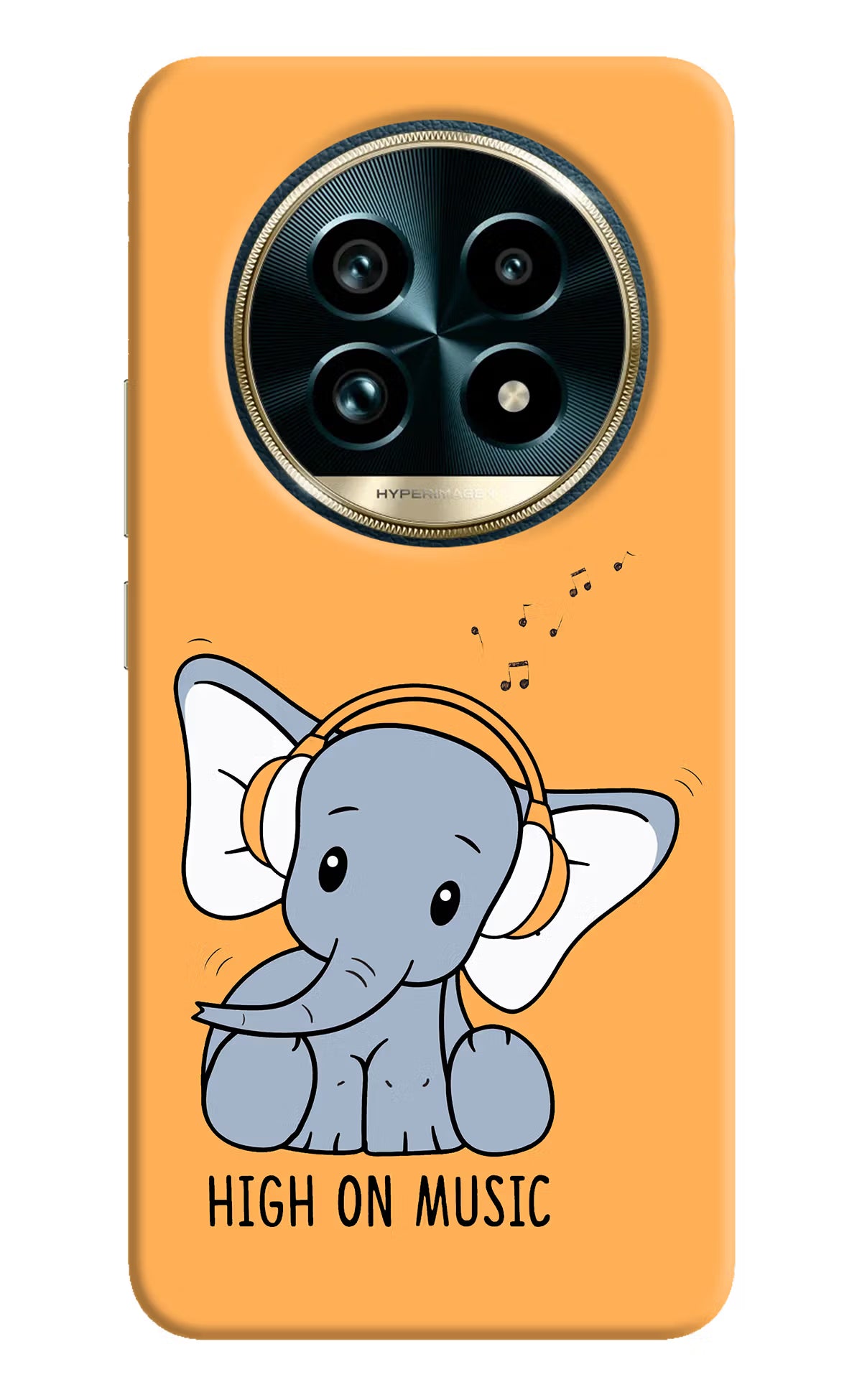 High On Music Realme 13 Pro+ 5G Hard Case Back Cover by Casekaro