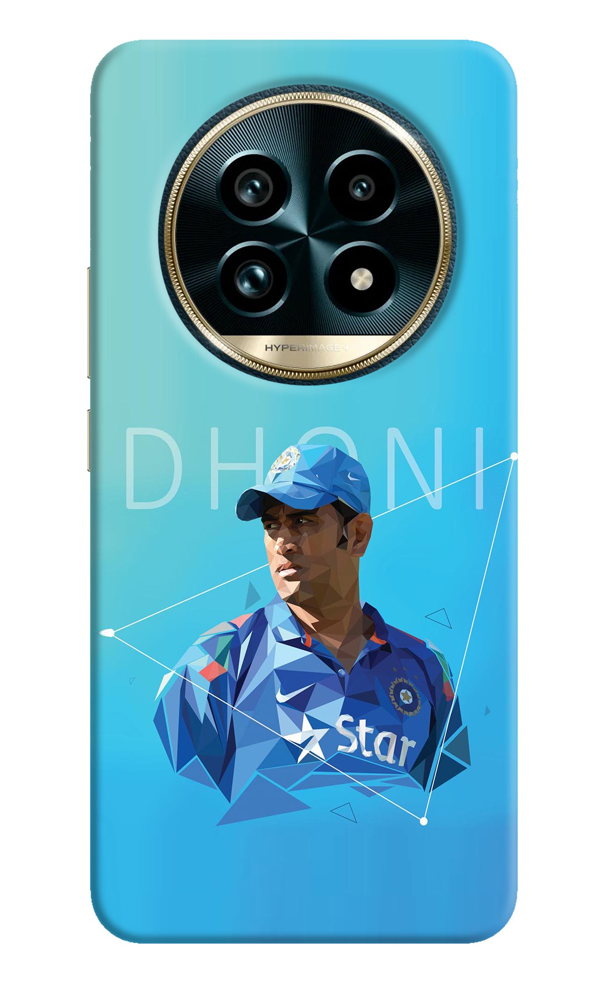 Dhoni Artwork Realme 13 Pro+ 5G Back Cover