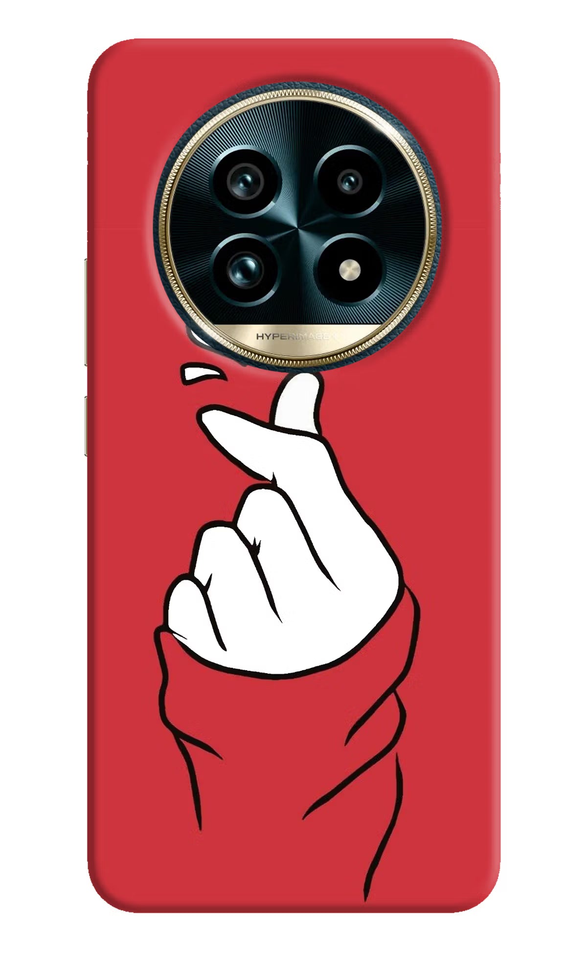 Korean Love Sign Realme 13 Pro+ 5G Hard Case Back Cover by Casekaro