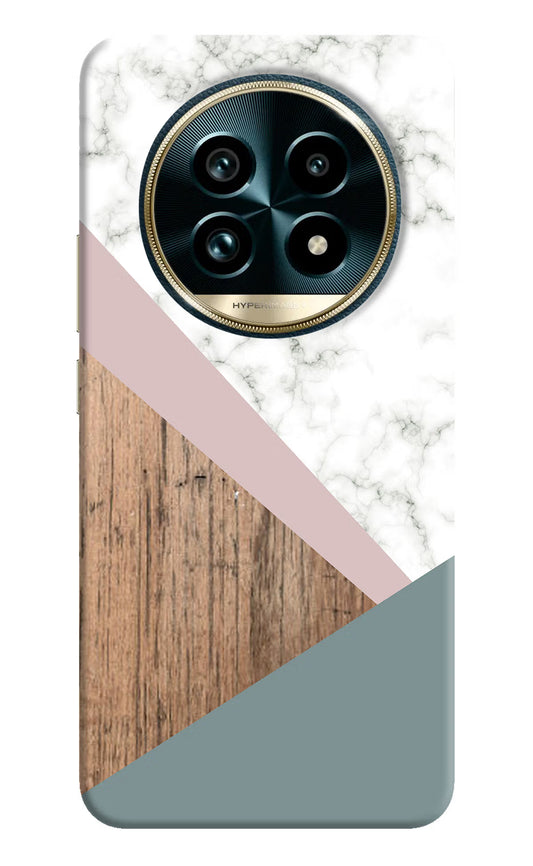 Marble wood Abstract Realme 13 Pro+ 5G Hard Case Back Cover by Casekaro