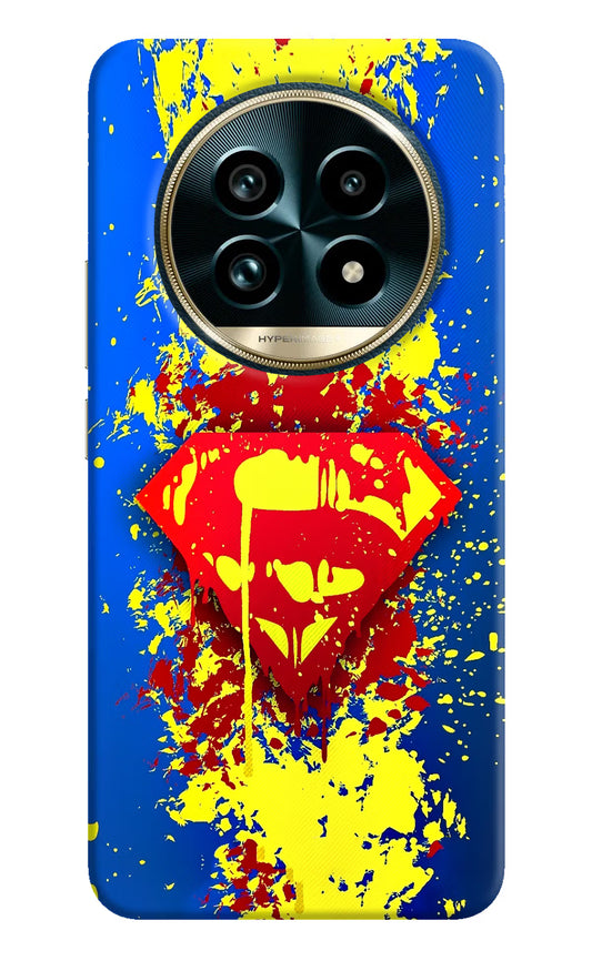 Superman logo Realme 13 Pro+ 5G Hard Case Back Cover by Casekaro