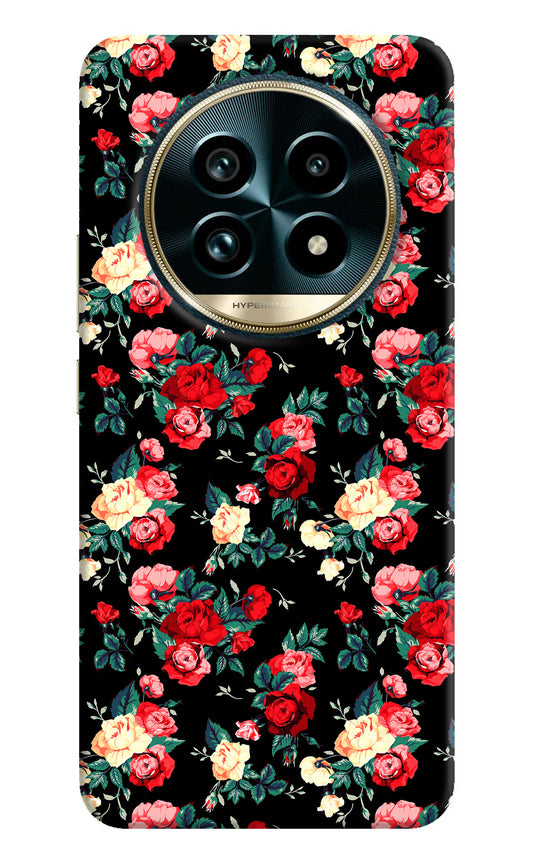 Rose Pattern Realme 13 Pro+ 5G Hard Case Back Cover by Casekaro