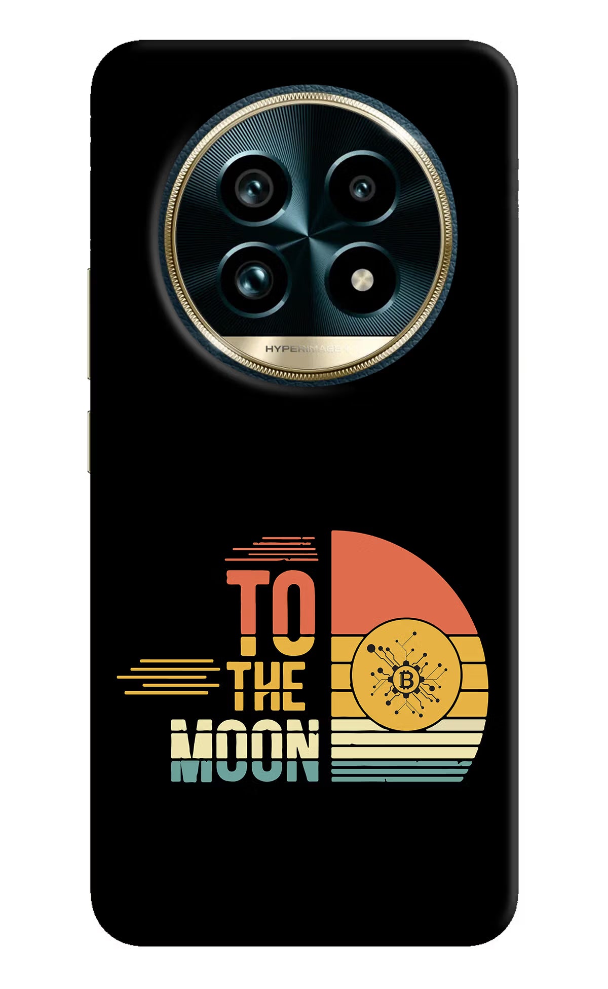 To the Moon Realme 13 Pro+ 5G Hard Case Back Cover by Casekaro