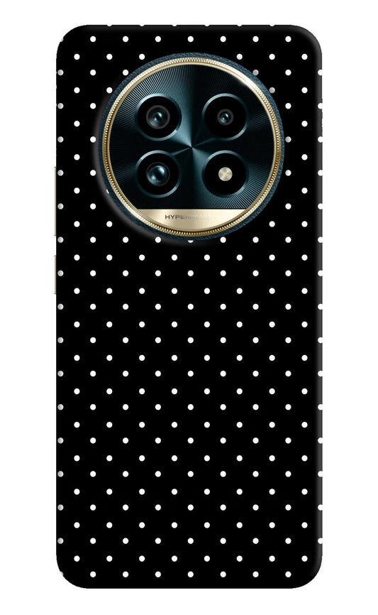 White Dots Realme 13 Pro+ 5G Hard Case Back Cover by Casekaro