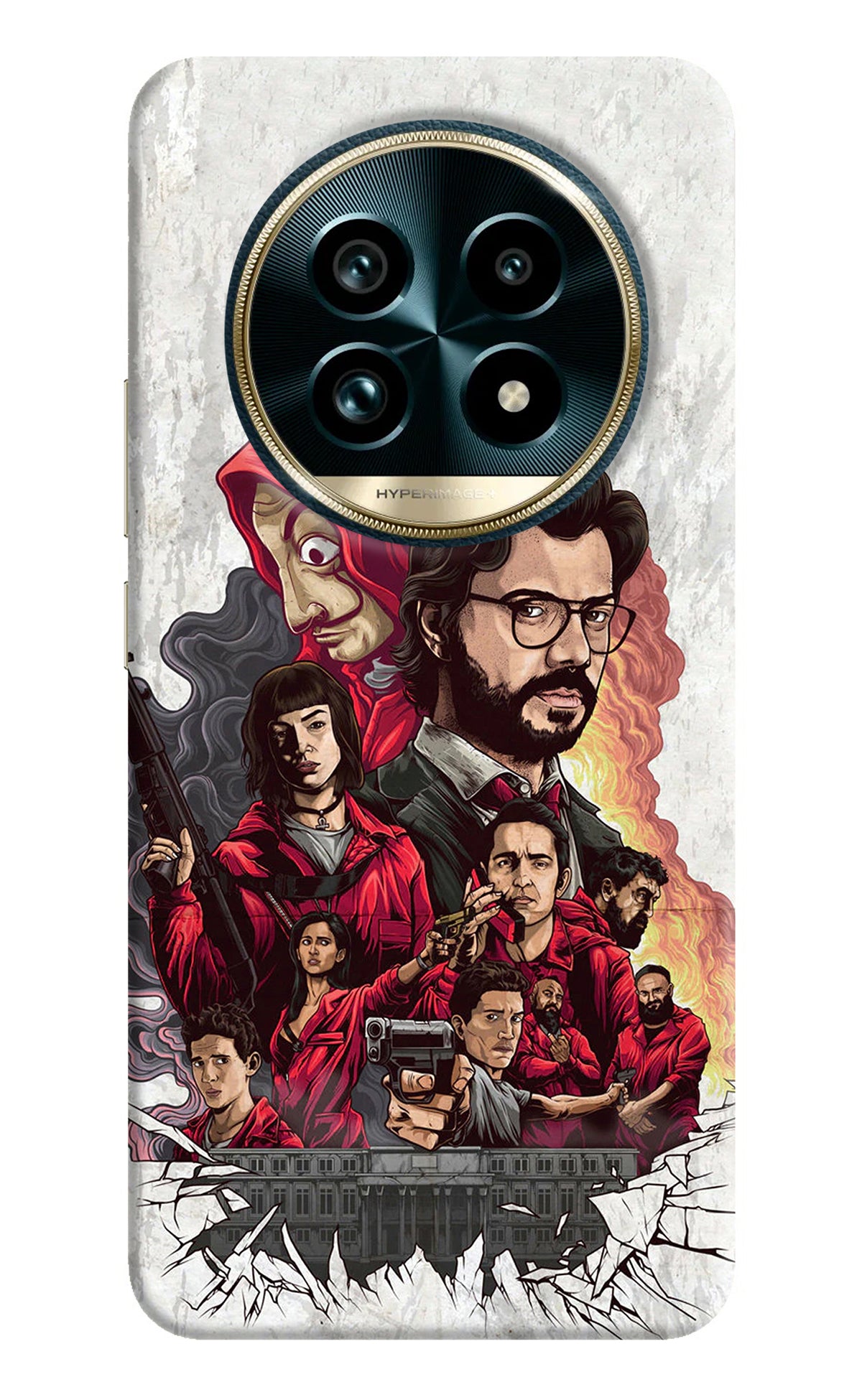 Money Heist Artwork Realme 13 Pro+ 5G Back Cover