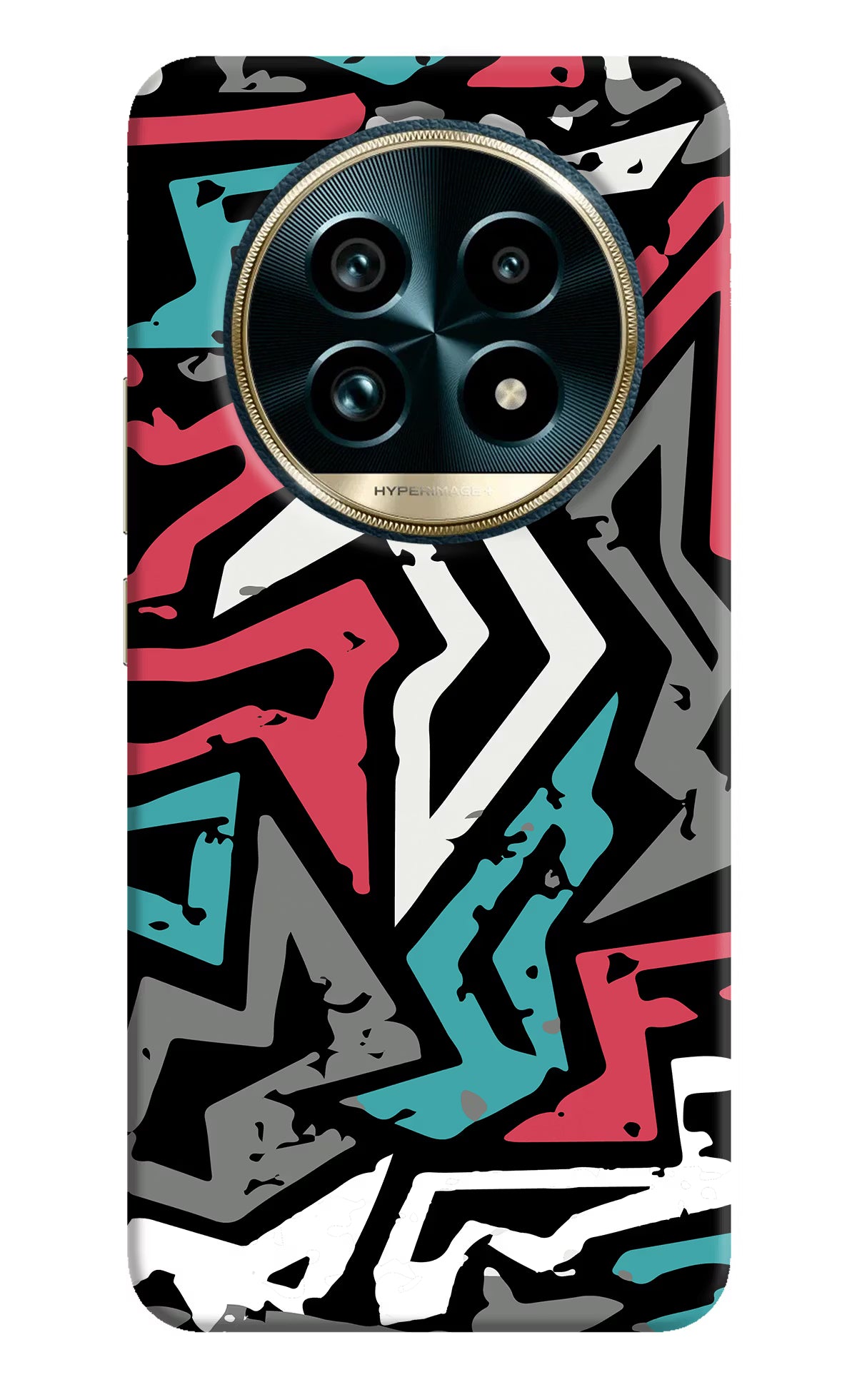 Geometric Graffiti Realme 13 Pro+ 5G Hard Case Back Cover by Casekaro