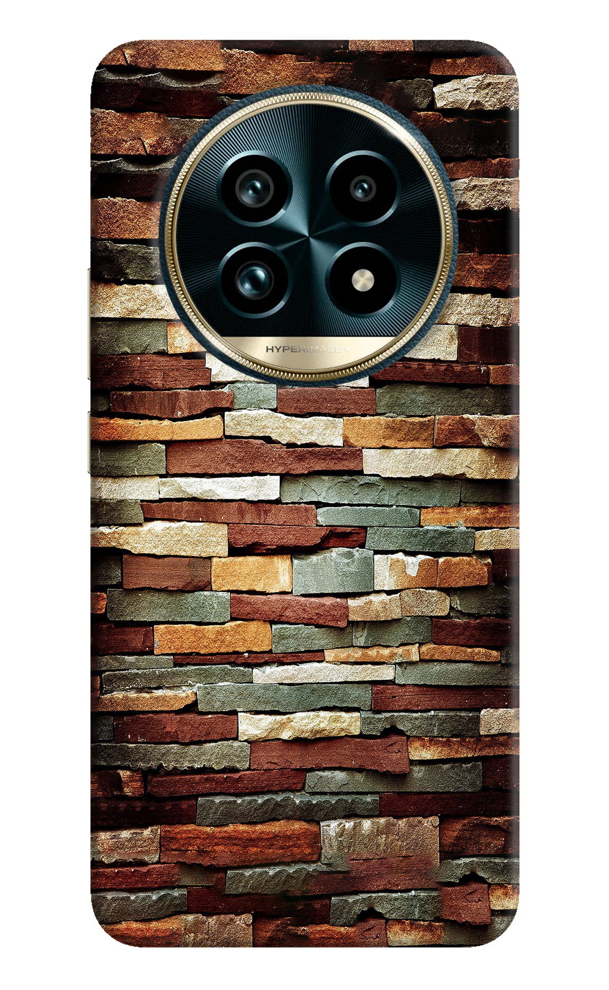 Bricks Pattern Realme 13 Pro+ 5G Back Cover