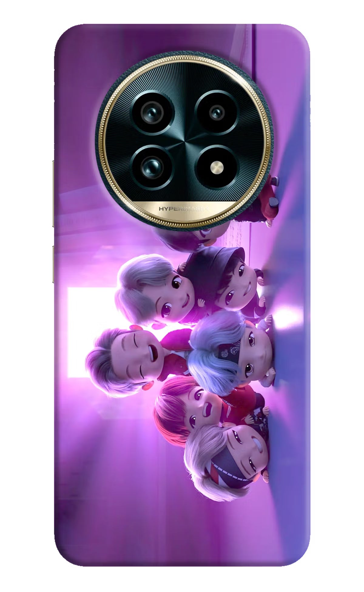 BTS Chibi Realme 13 Pro+ 5G Hard Case Back Cover by Casekaro