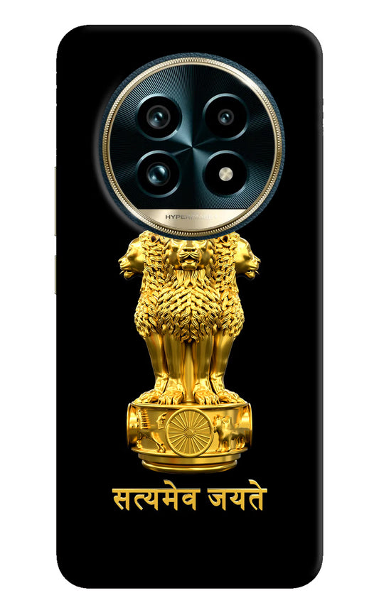 Satyamev Jayate Golden Realme 13 Pro+ 5G Hard Case Back Cover by Casekaro