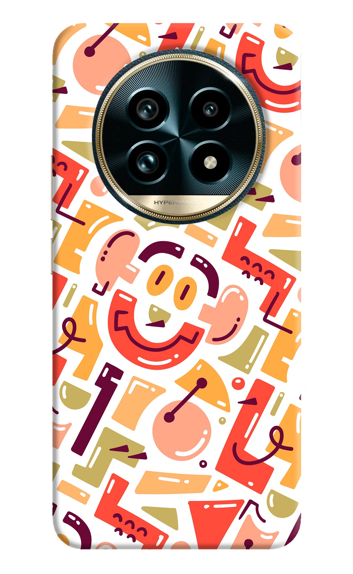 Doodle Pattern Realme 13 Pro+ 5G Back Cover