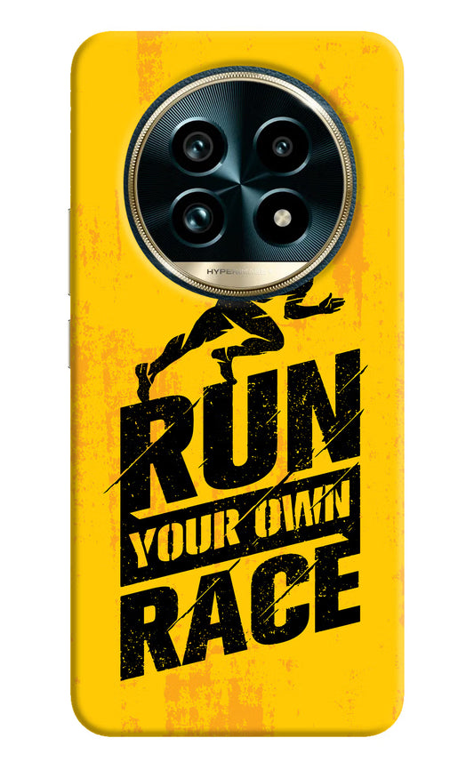 Run Your Own Race Realme 13 Pro+ 5G Hard Case Back Cover by Casekaro