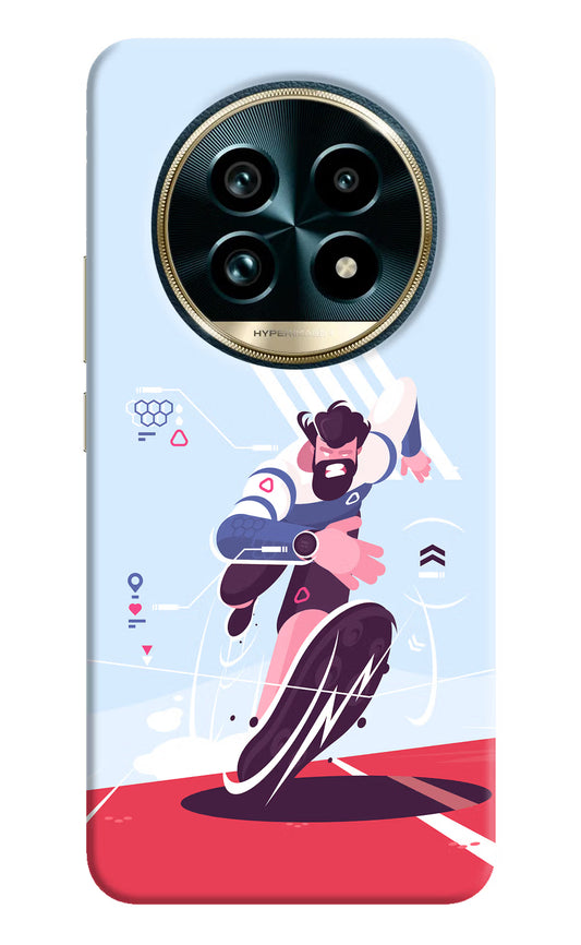 Run Pro Realme 13 Pro+ 5G Hard Case Back Cover by Casekaro