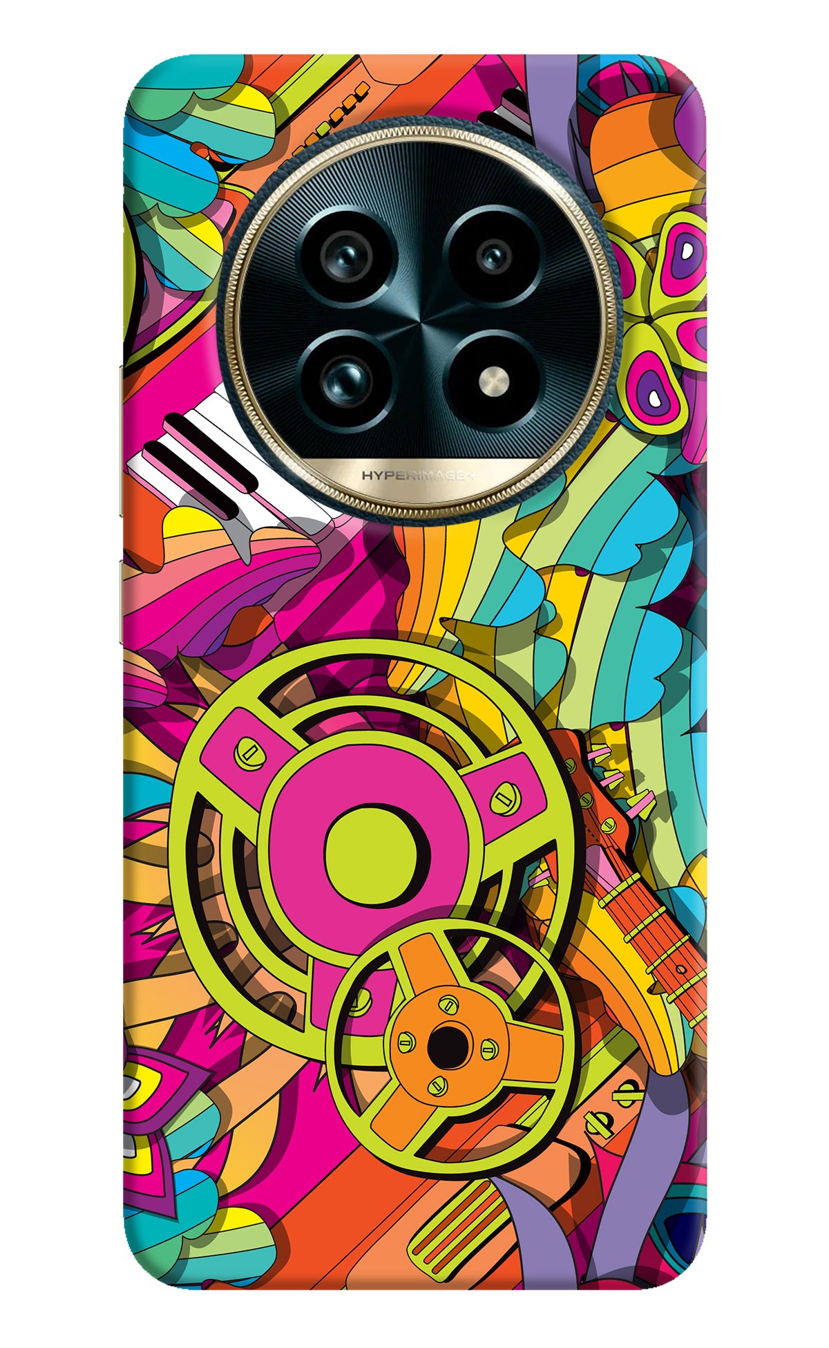 Music Doodle Realme 13 Pro+ 5G Back Cover