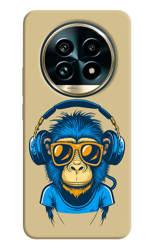 Monkey Headphone Realme 13 Pro+ 5G Hard Case Back Cover by Casekaro