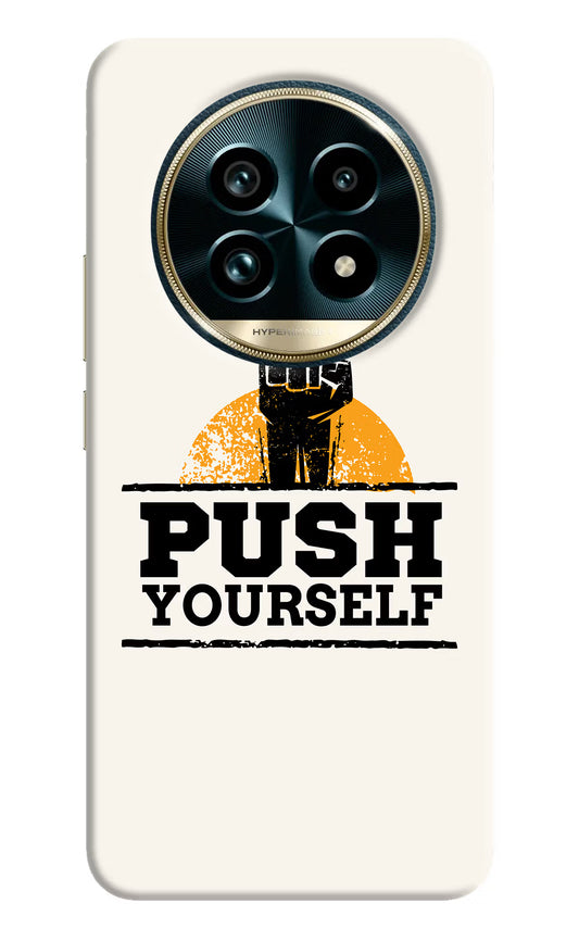 Push Yourself Realme 13 Pro+ 5G Hard Case Back Cover by Casekaro