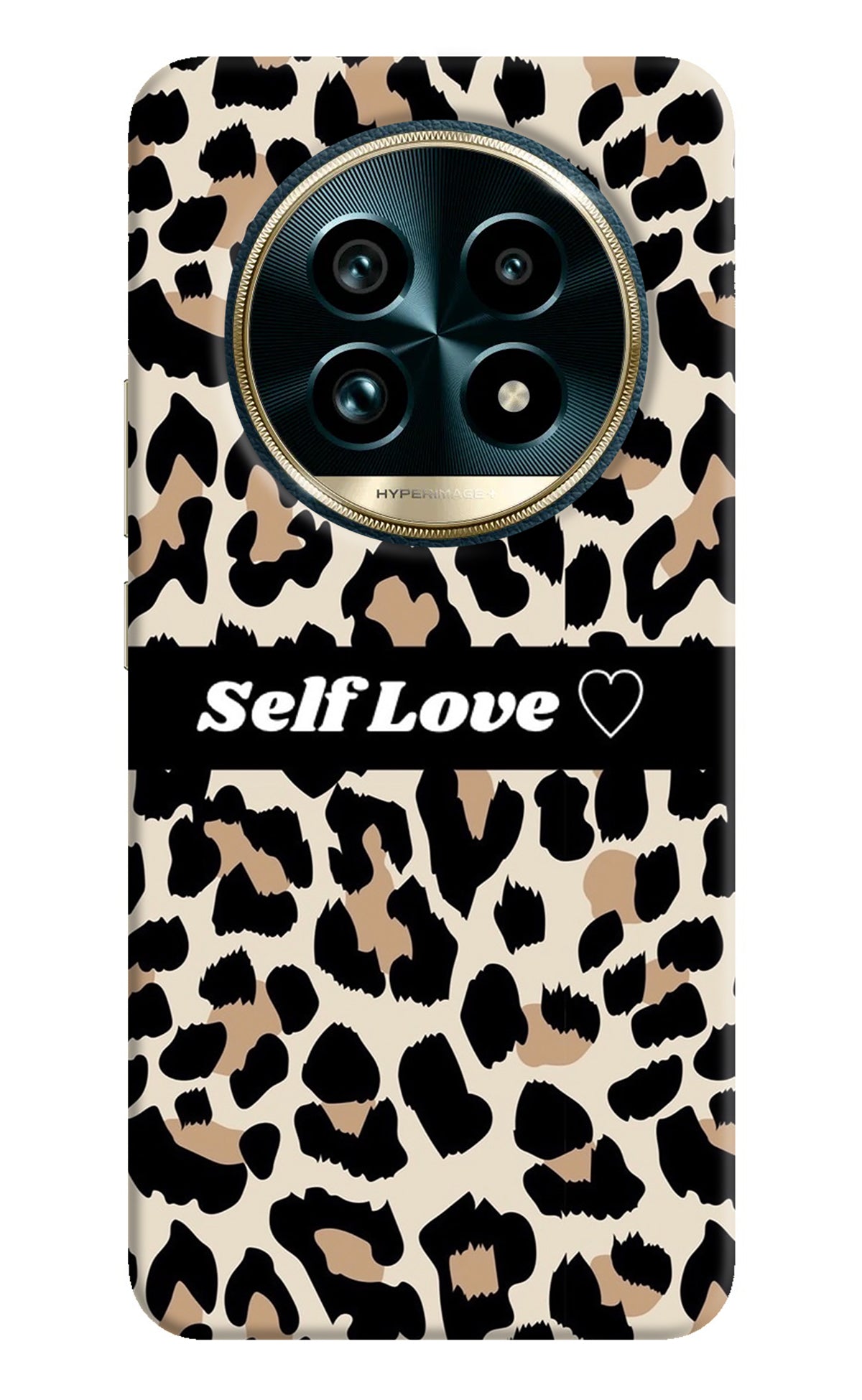 Leopard Print Self Love Realme 13 Pro+ 5G Back Cover