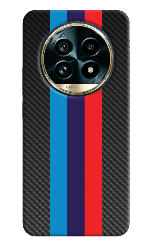 BMW Stripes Pattern Realme 13 Pro+ 5G Hard Case Back Cover by Casekaro