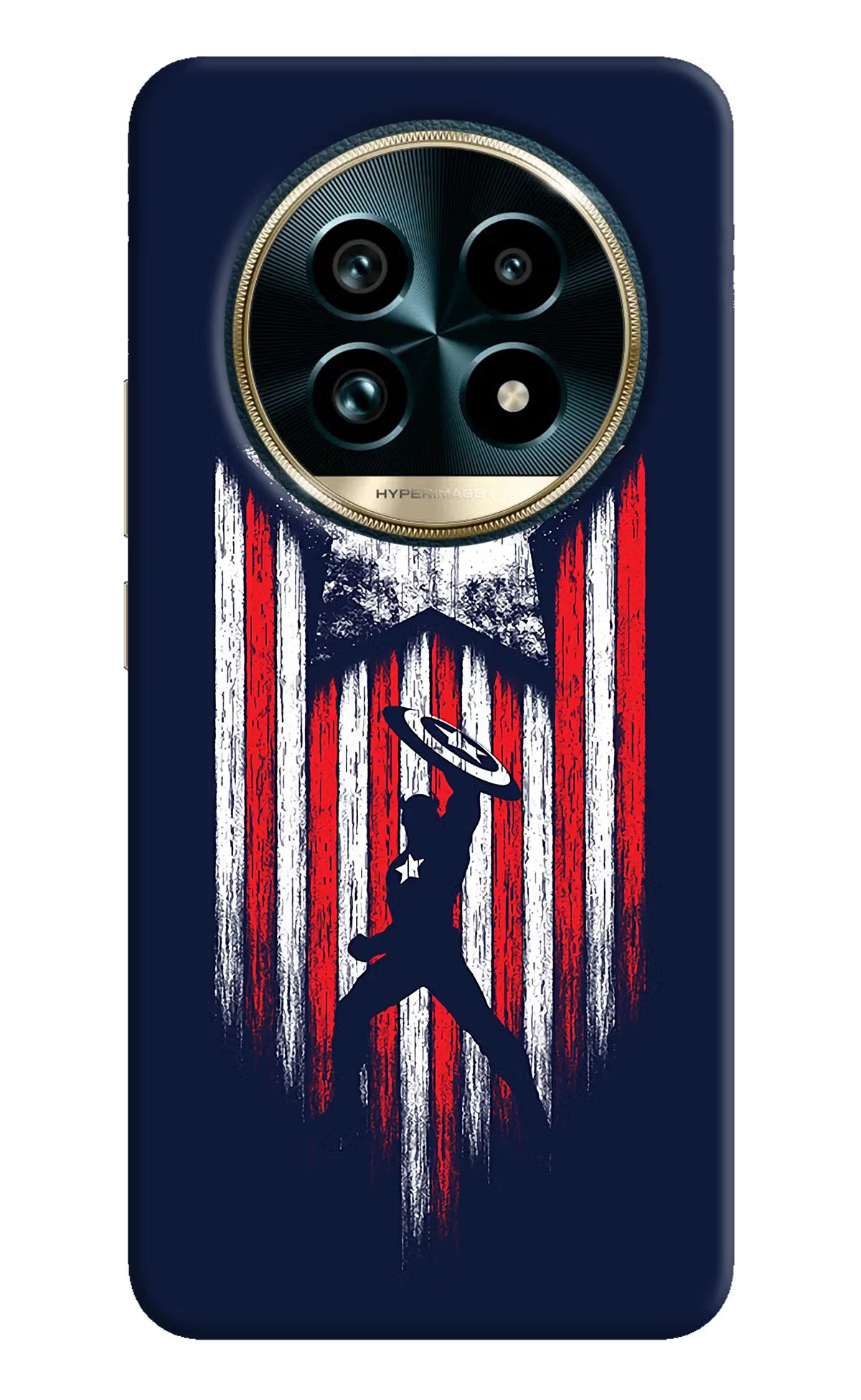 Captain America Marvel Art Realme 13 Pro+ 5G Hard Case Back Cover by Casekaro