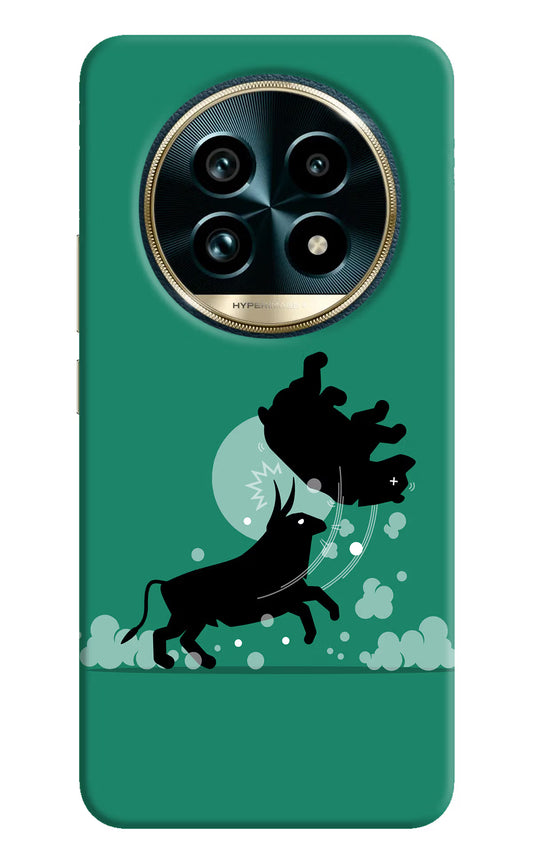 Bull Conqueror Realme 13 Pro+ 5G Hard Case Back Cover by Casekaro