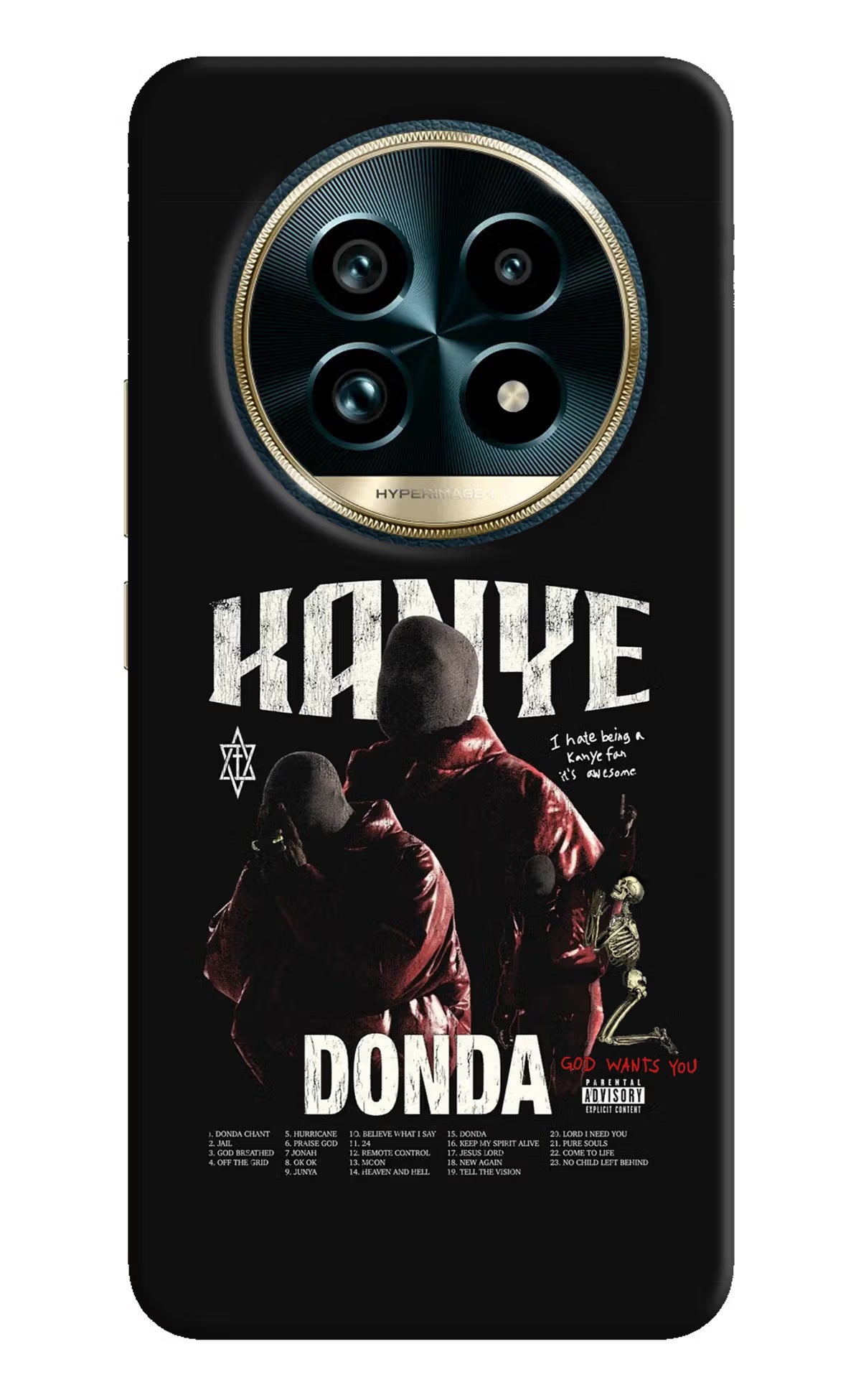 Donda Kanye West Realme 13 Pro+ 5G Hard Case Back Cover by Casekaro