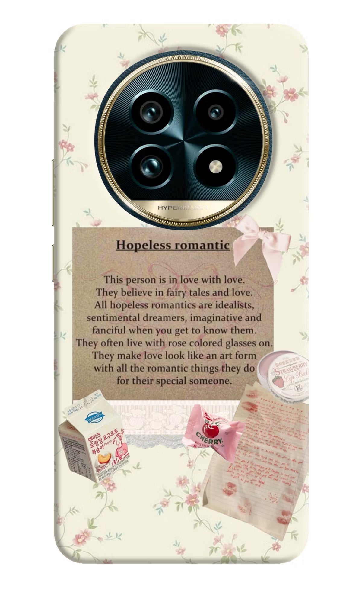 Hopeless Romantic Realme 13 Pro+ 5G Hard Case Back Cover by Casekaro