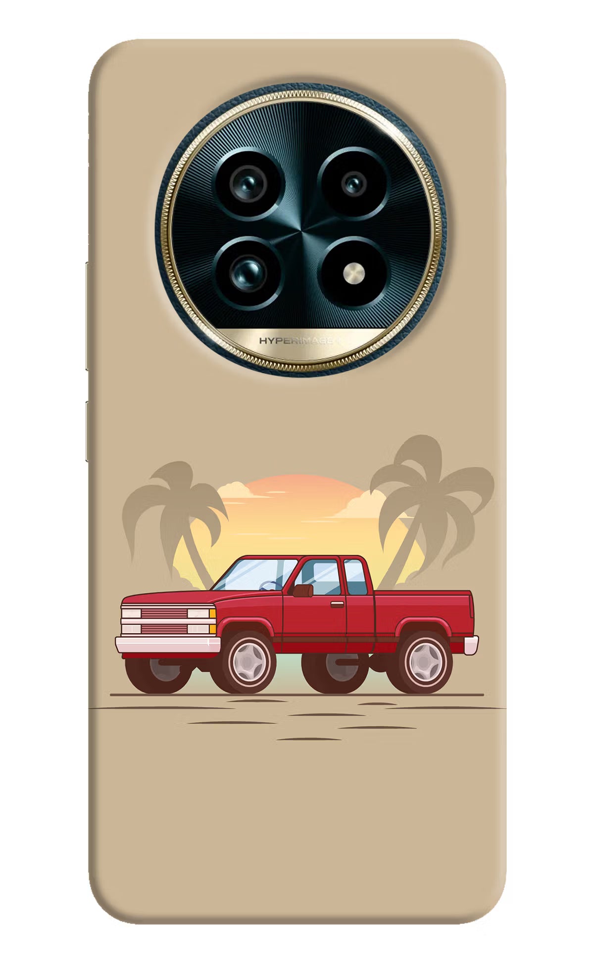 Desert Classic Drive Realme 13 Pro+ 5G Hard Case Back Cover by Casekaro