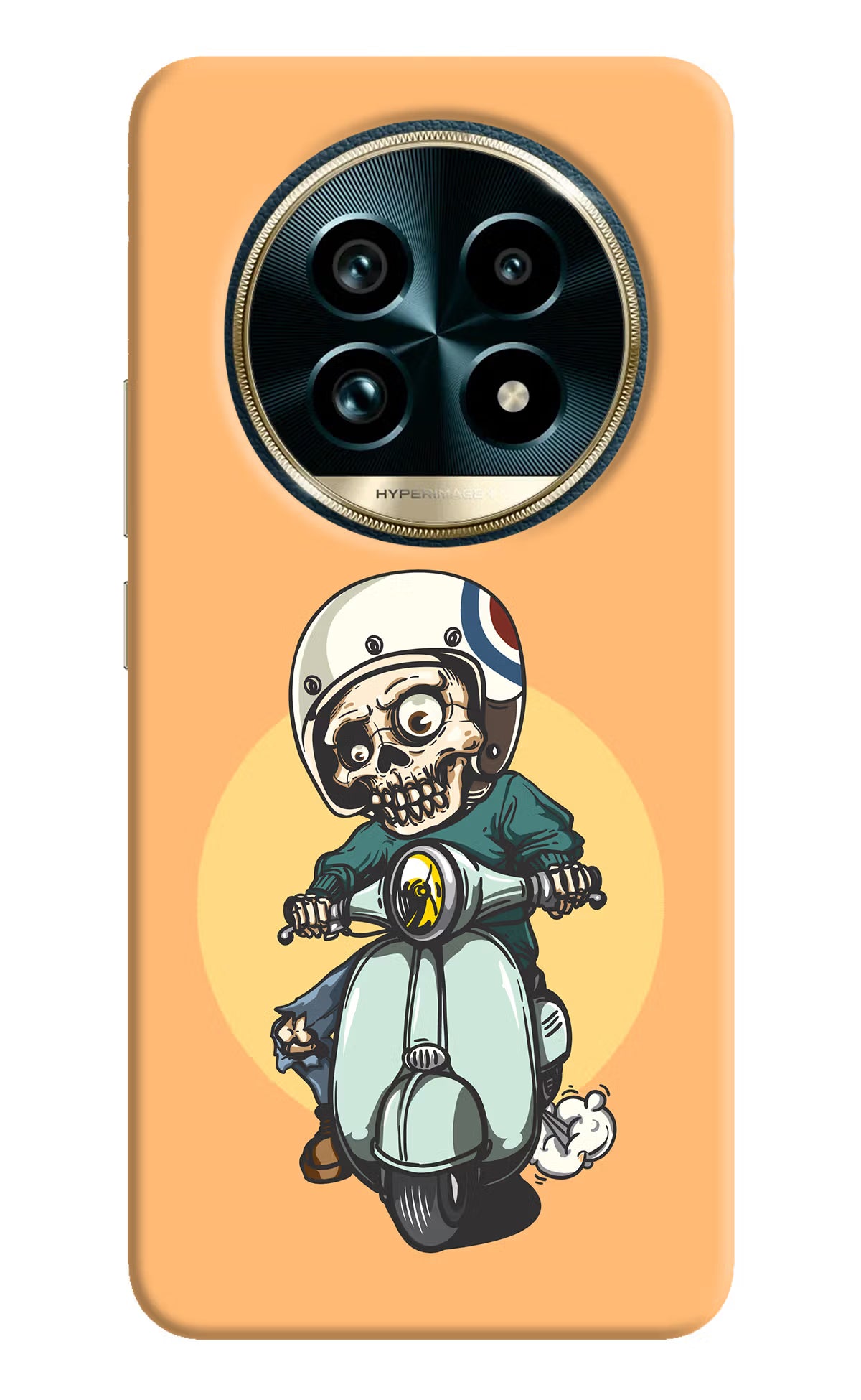 Undead Biker Realme 13 Pro+ 5G Hard Case Back Cover by Casekaro