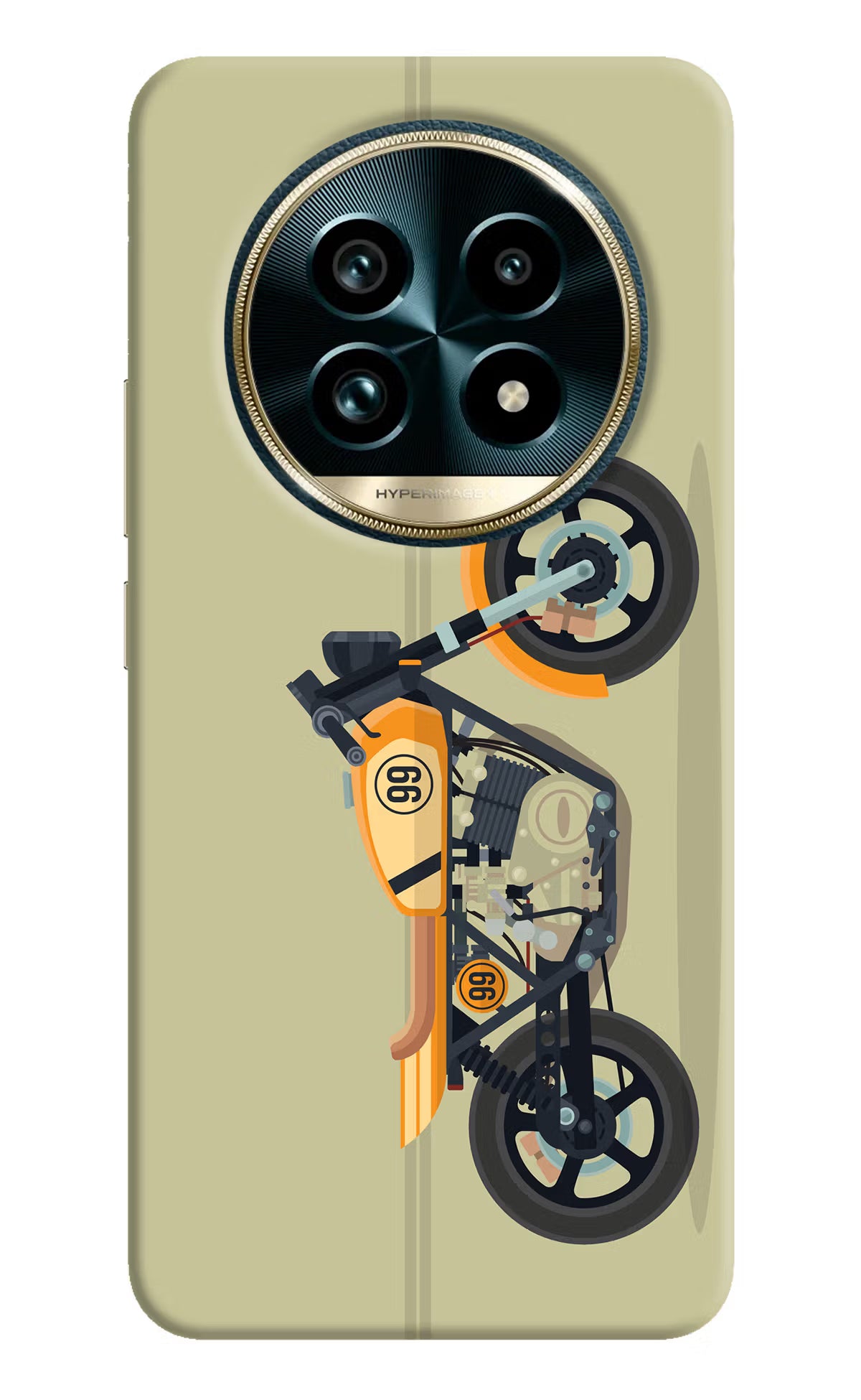 Vertical Speedster Realme 13 Pro+ 5G Hard Case Back Cover by Casekaro