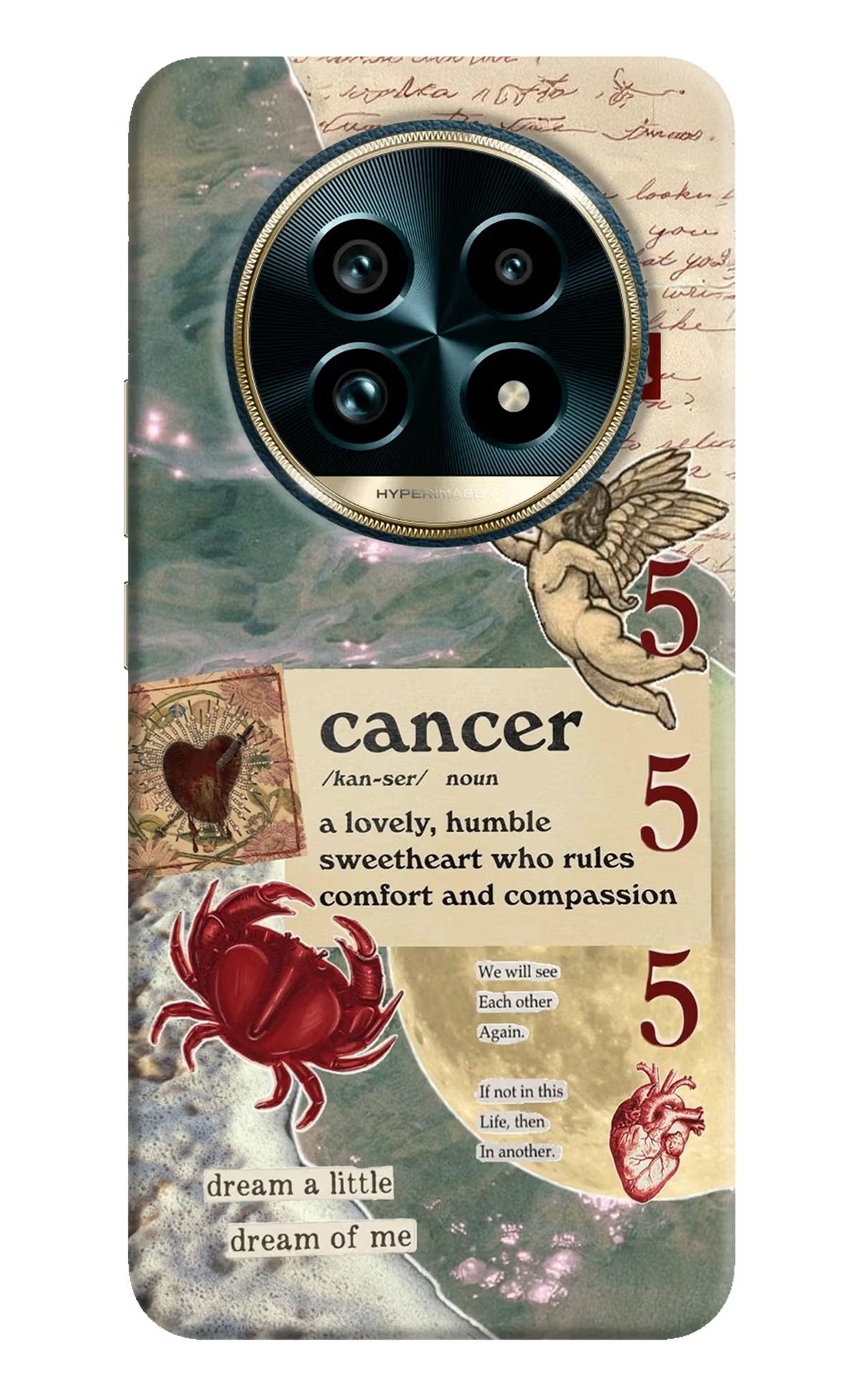 Cancer Zodiac Realme 13 Pro+ 5G Hard Case Back Cover by Casekaro