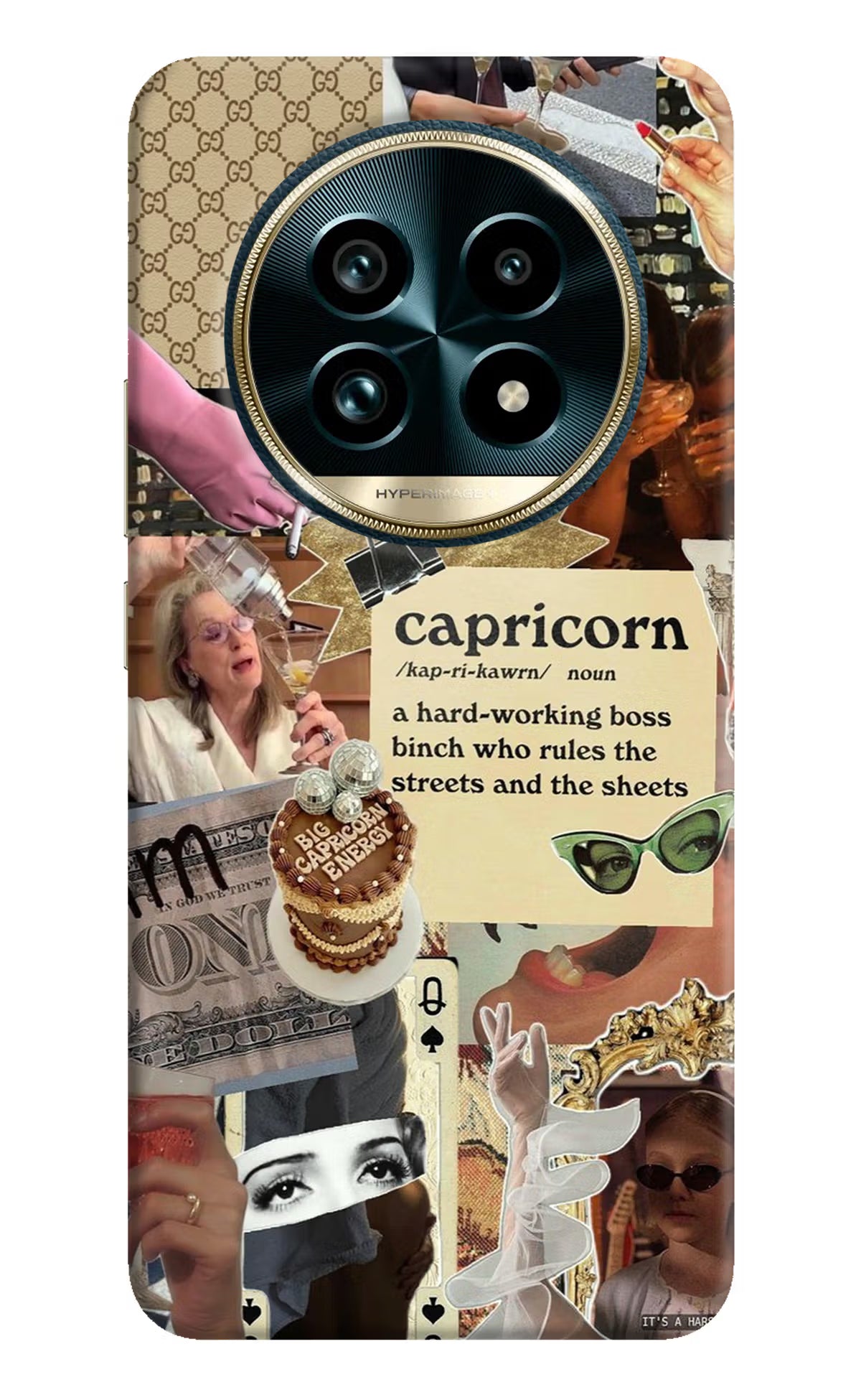 Capricorn Zodiac Realme 13 Pro+ 5G Hard Case Back Cover by Casekaro