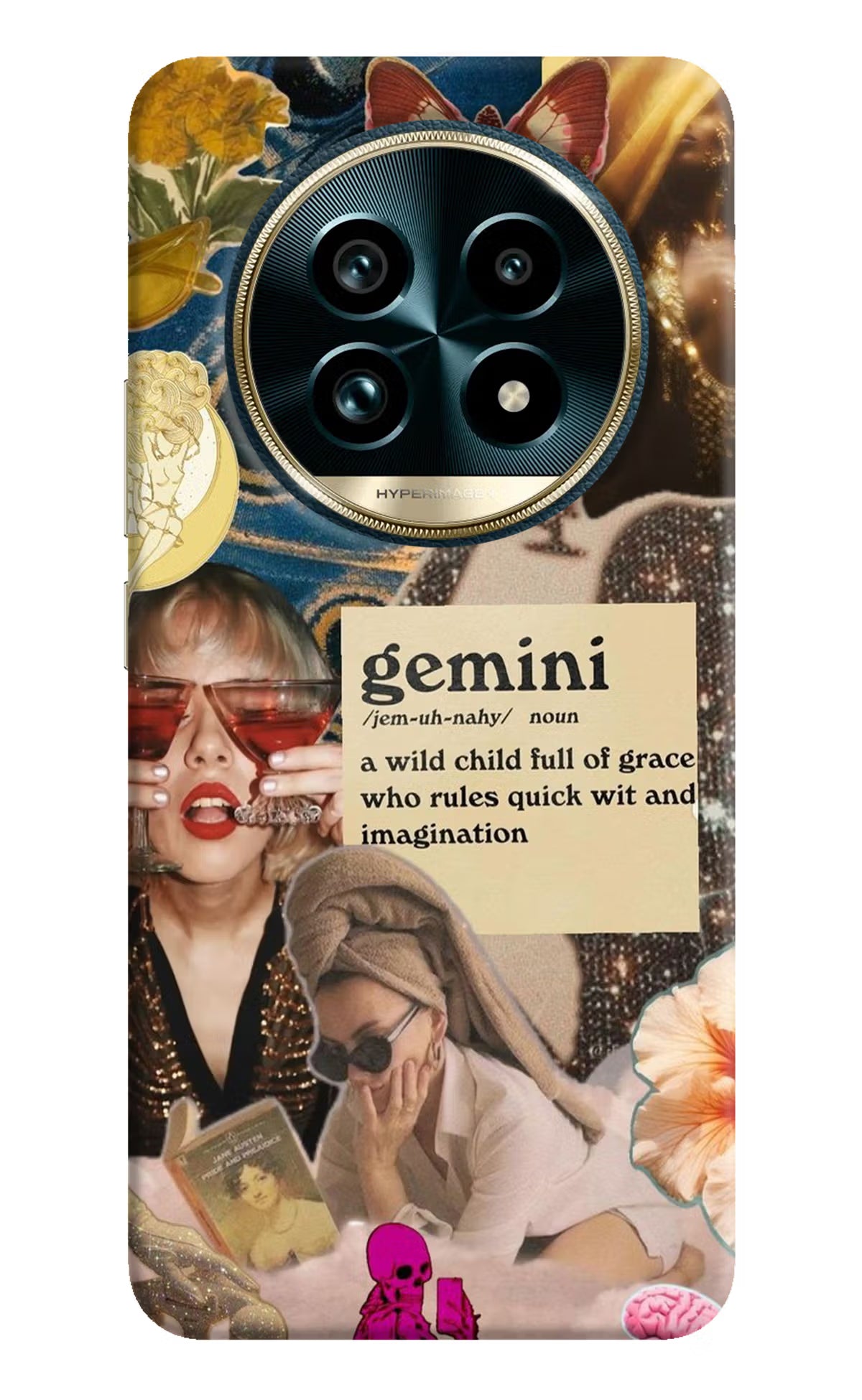 Gemini Zodiac Realme 13 Pro+ 5G Hard Case Back Cover by Casekaro
