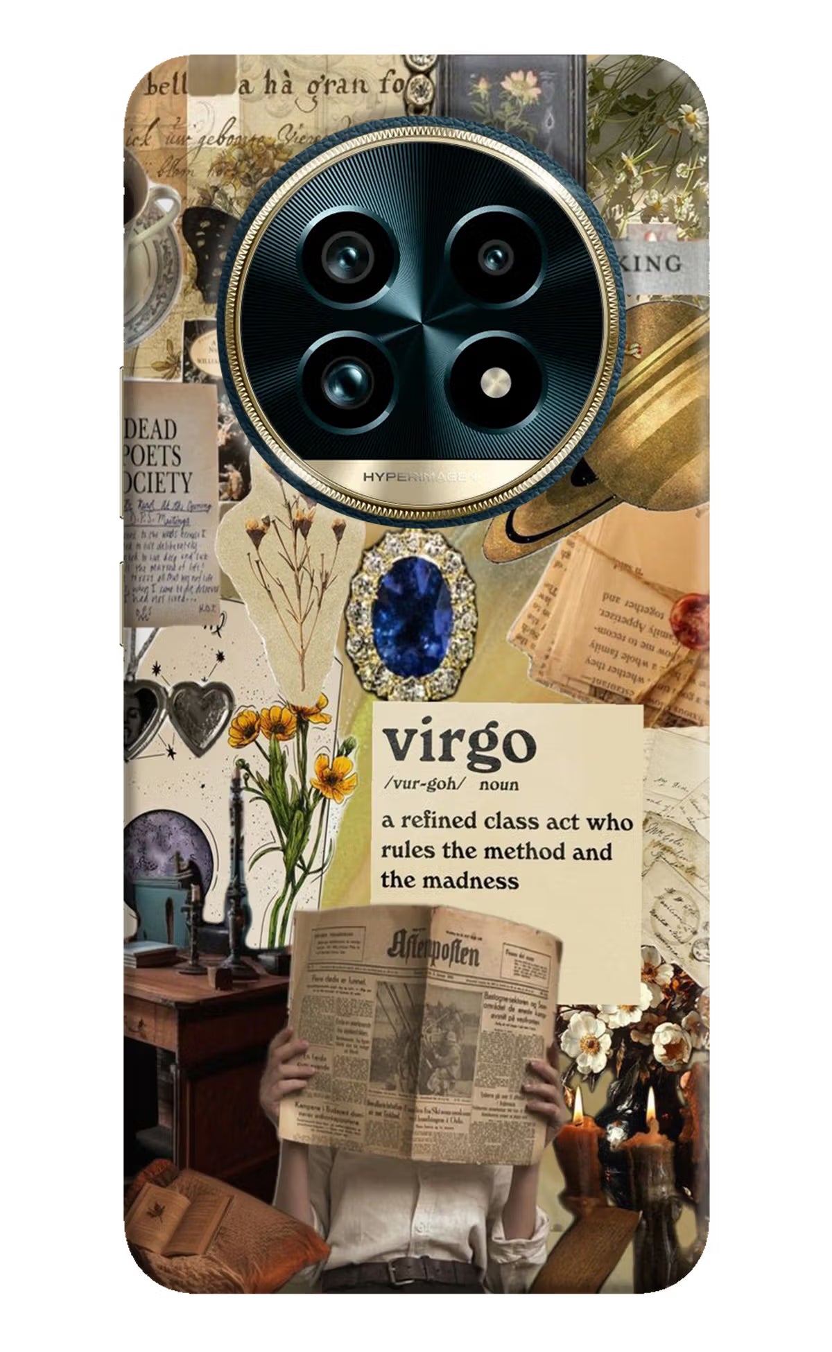 Virgo Zodiac Realme 13 Pro+ 5G Hard Case Back Cover by Casekaro