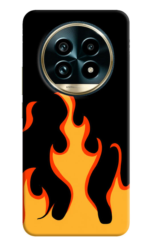 Fired Up – Black Realme 13 Pro+ 5G Hard Case Back Cover by Casekaro