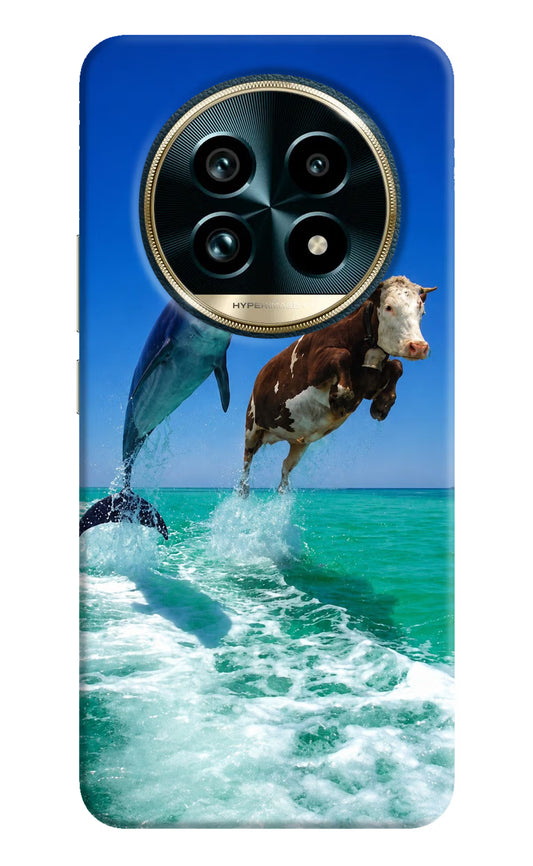 Dolphin vs Cow Realme 13 Pro+ 5G Hard Case Back Cover by Casekaro